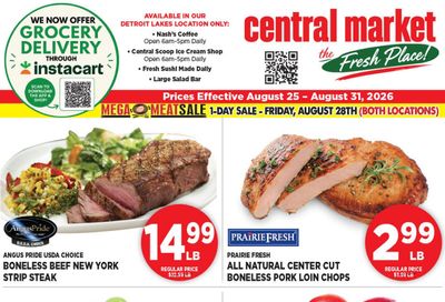 Central Market Weekly Ad August 25 - 31, 2026