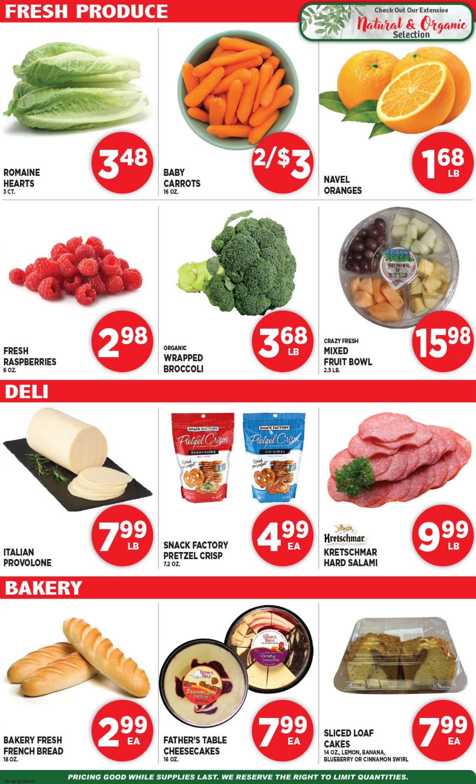 Central Market Weekly Ad August 25 - 31, 2026