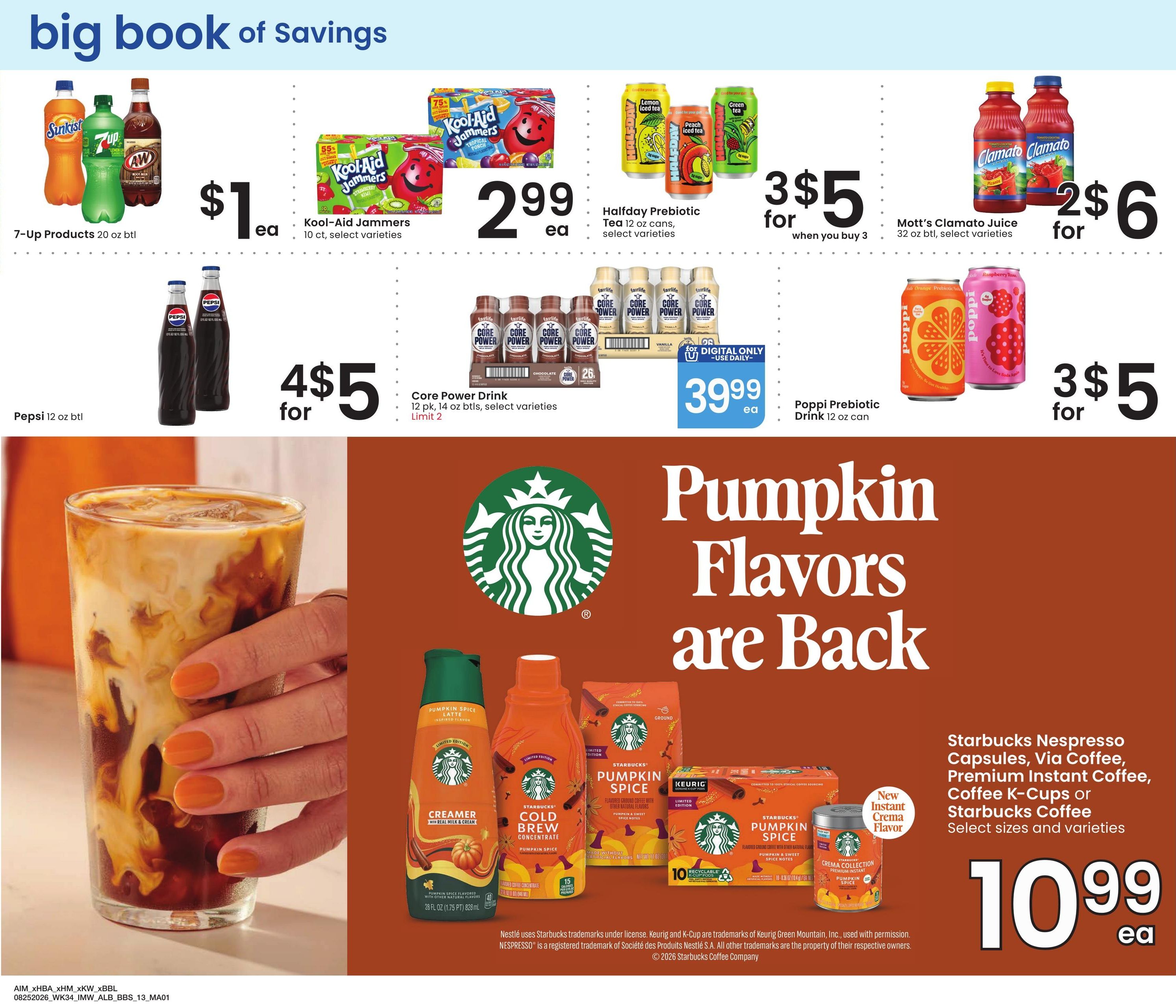Albertsons (Carlin Area, NV) Big Book of Savings Weekly Ad August 25 - September 28, 2026