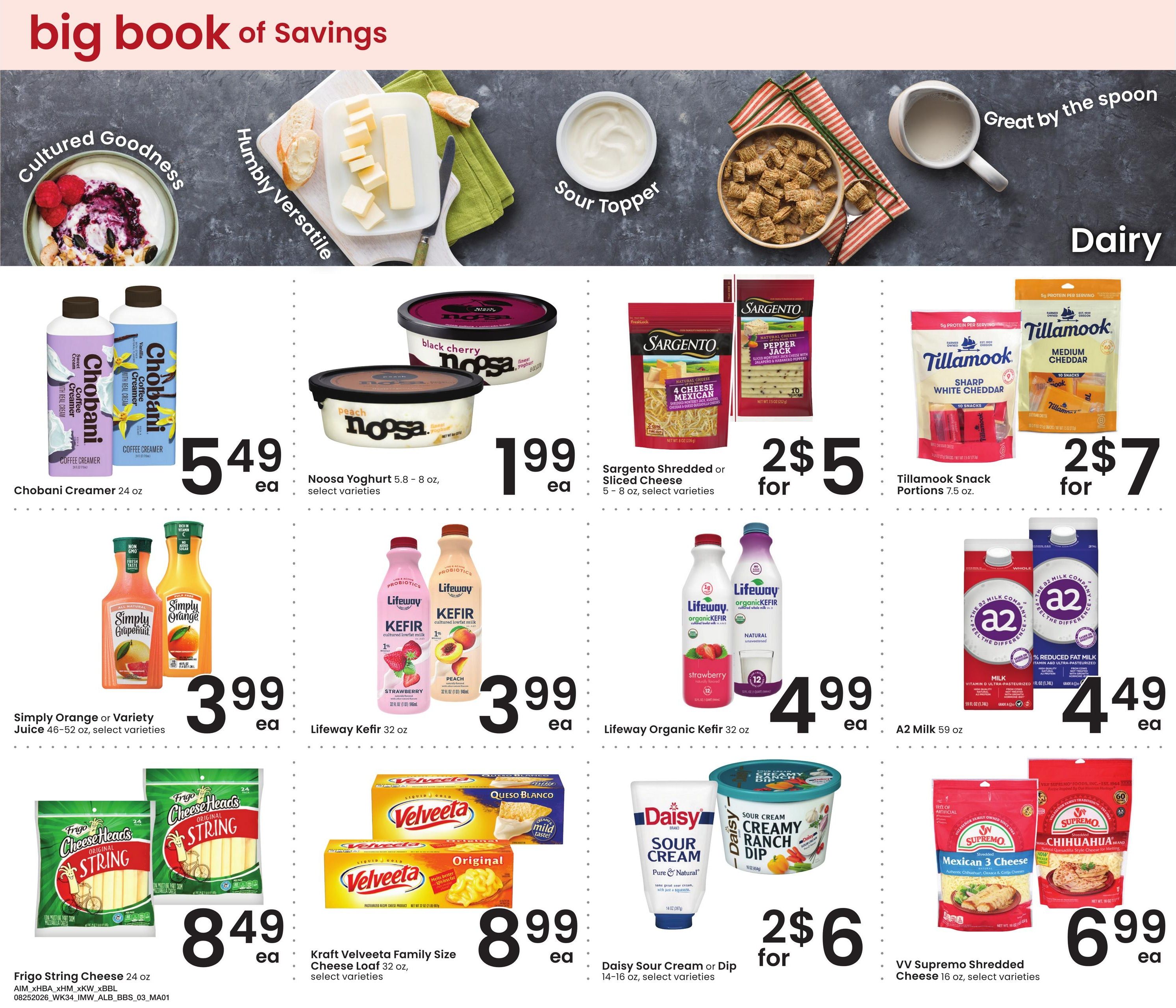 Albertsons (Carlin Area, NV) Big Book of Savings Weekly Ad August 25 - September 28, 2026