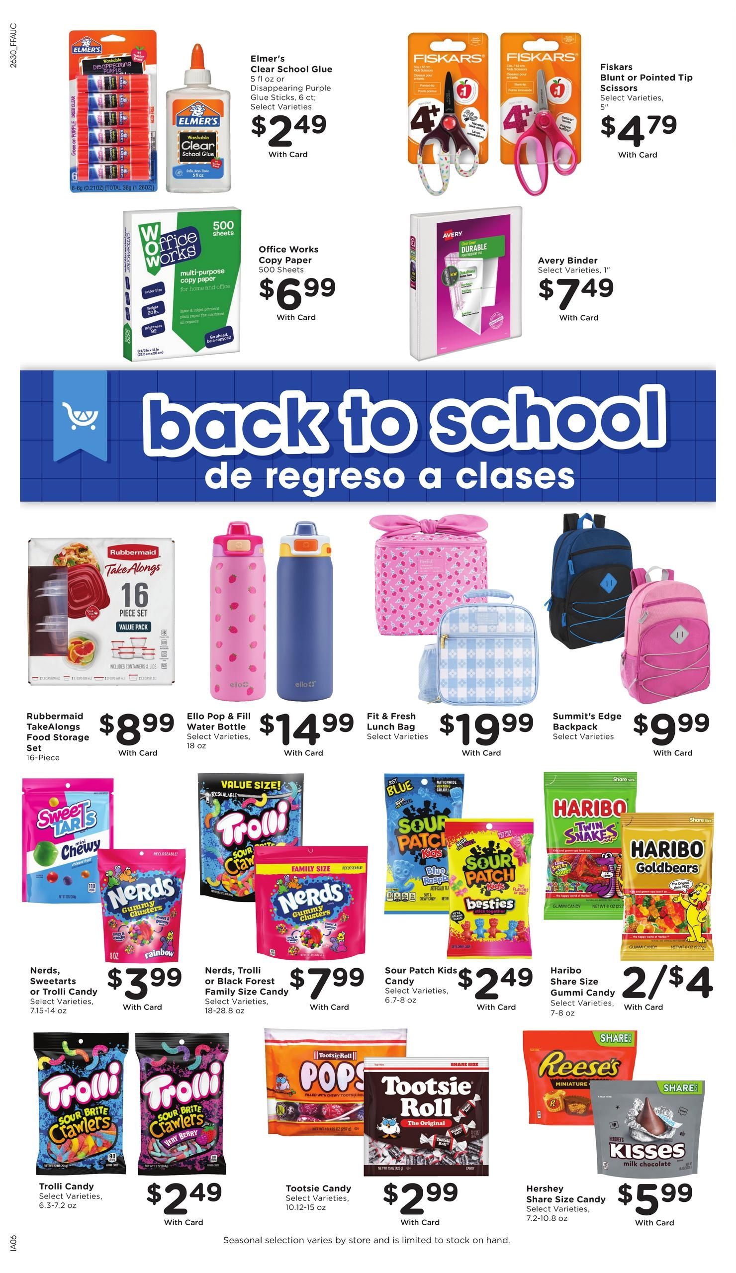 Fry's Food Stores (Goodyear Area, AZ) Weekly Ad August 26 - September 1, 2026