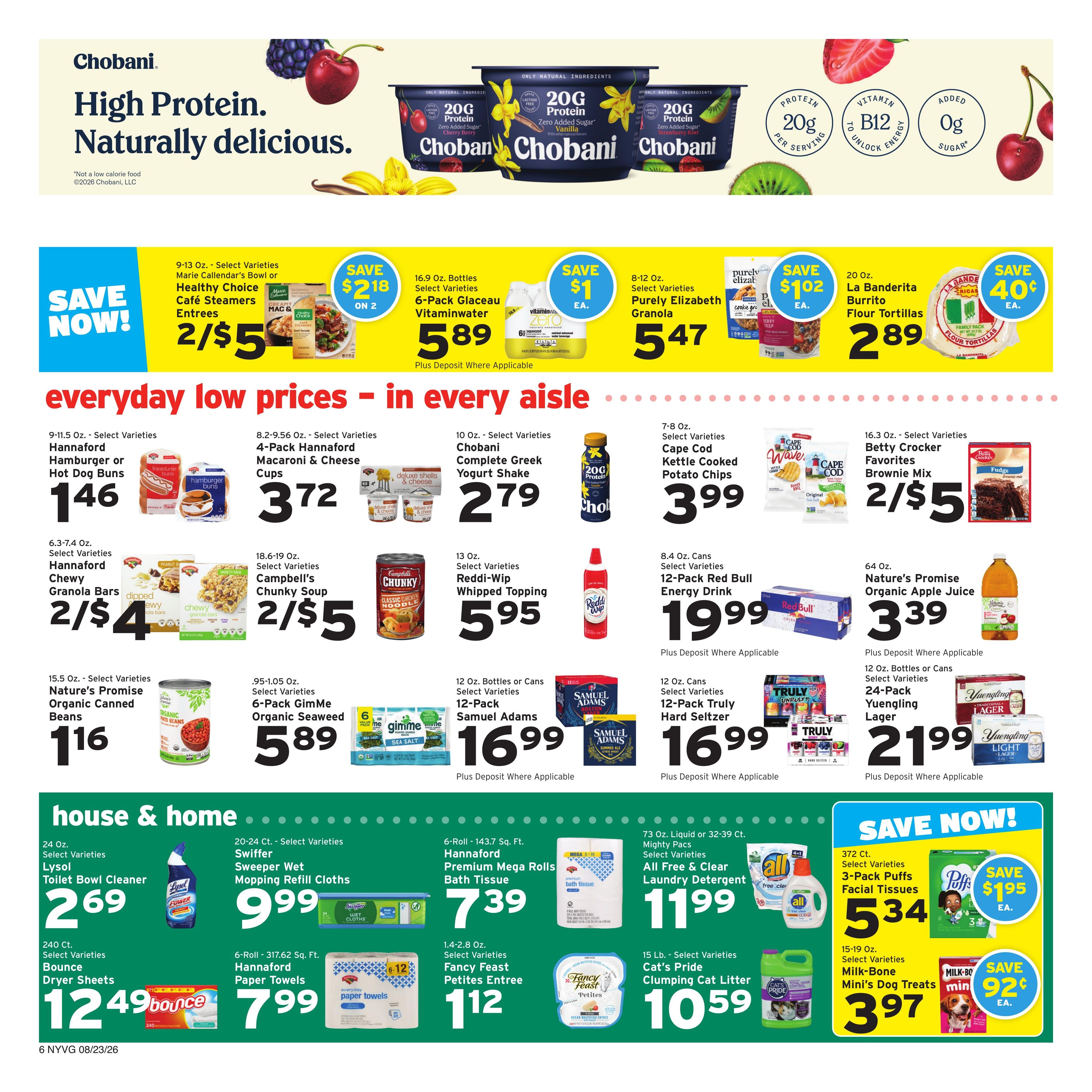 Hannaford (Poughkeepsie Area, NY) Week 35 Weekly Ad August 23 - 29, 2026