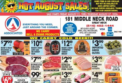 Associated Supermarkets (Roslyn Heights–Albertson Area, NY) Weekly Ad August 21 - 27, 2026