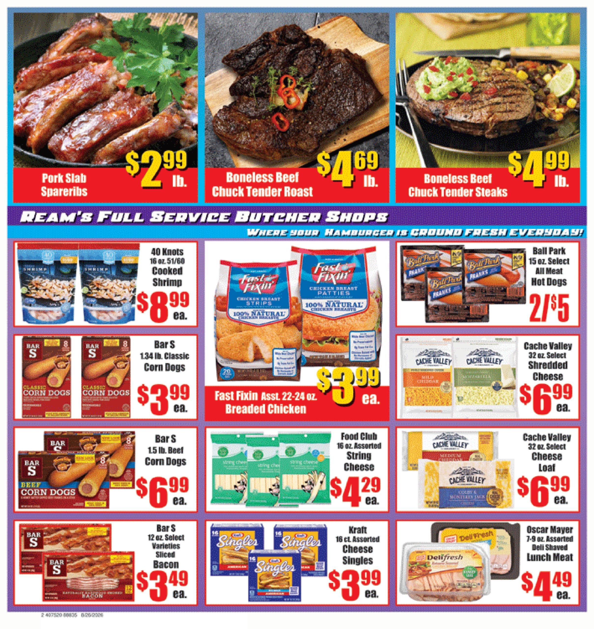 Reams Food Stores (UT) Weekly Ad August 25 - 31, 2026