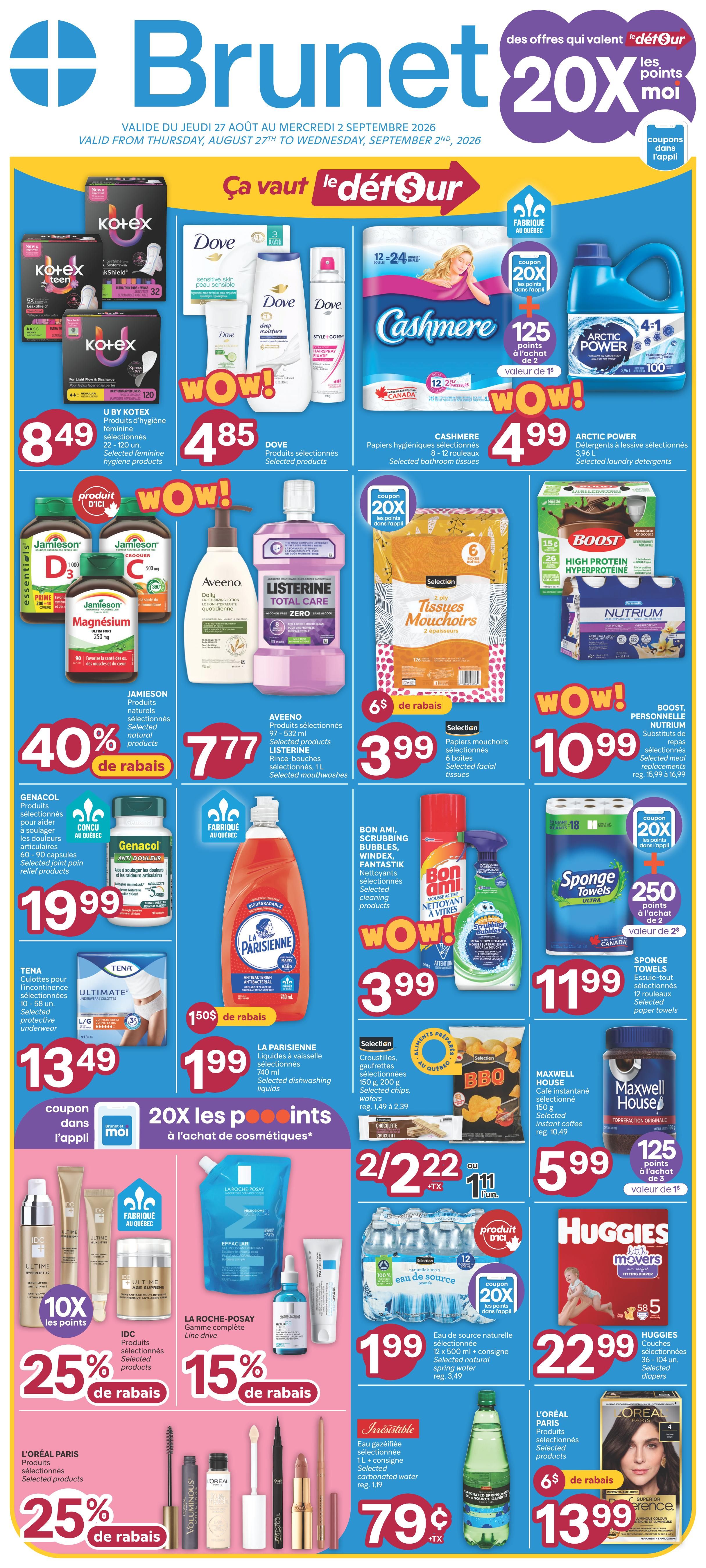 Brunet Flyer August 27 to September 2