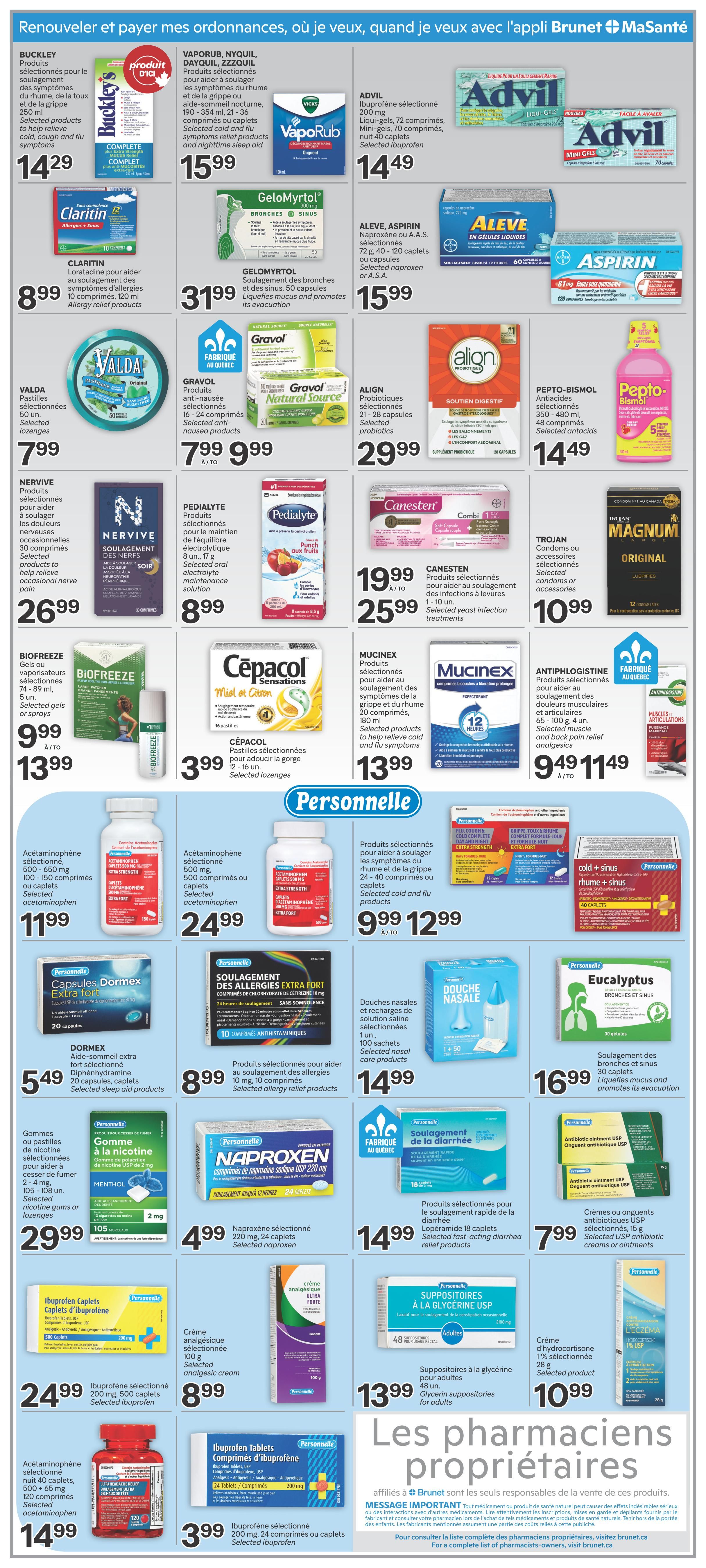 Brunet Flyer August 27 to September 2