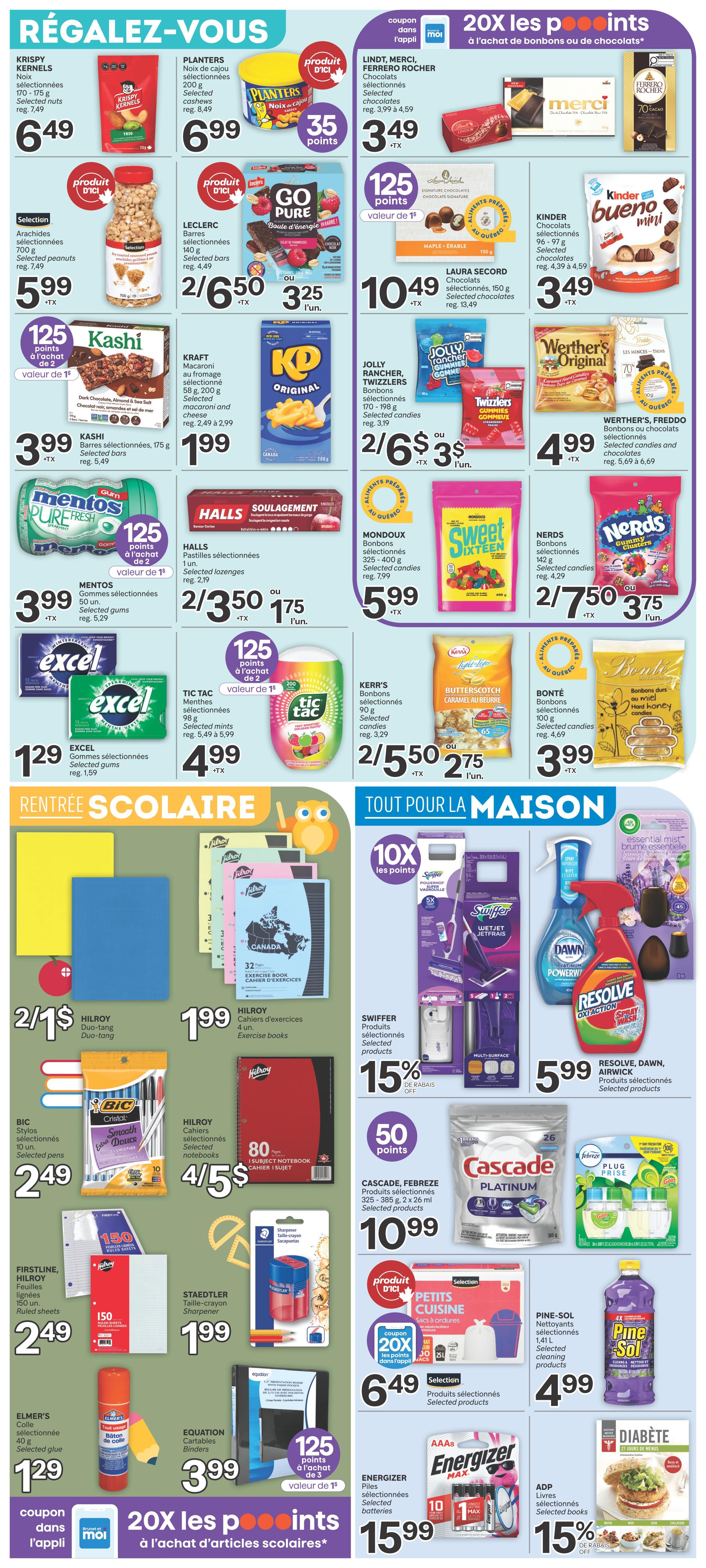 Brunet Flyer August 27 to September 2