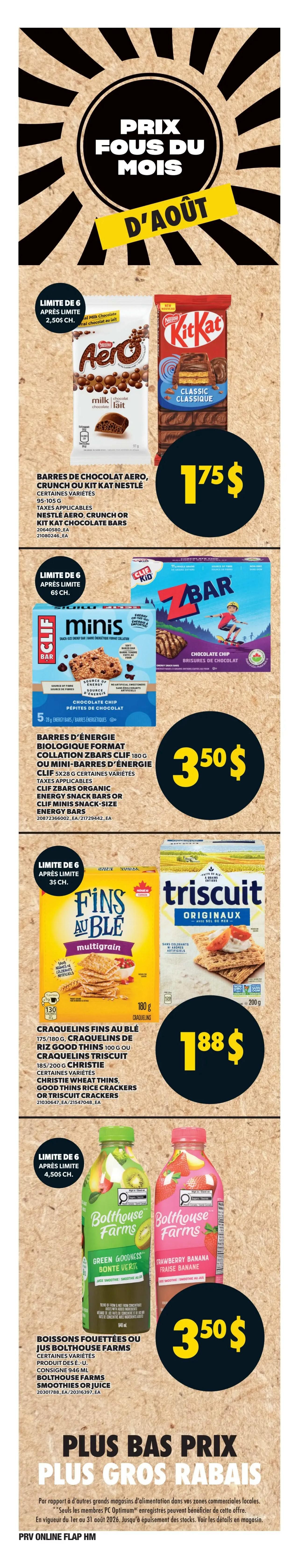 Provigo Flyer August 27 to September 2