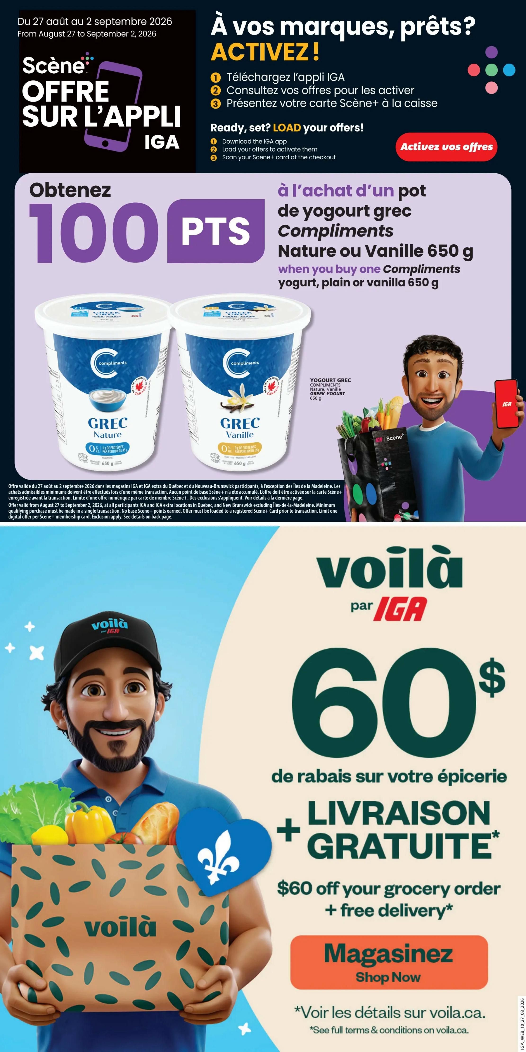 IGA (QC) Flyer August 27 to September 2