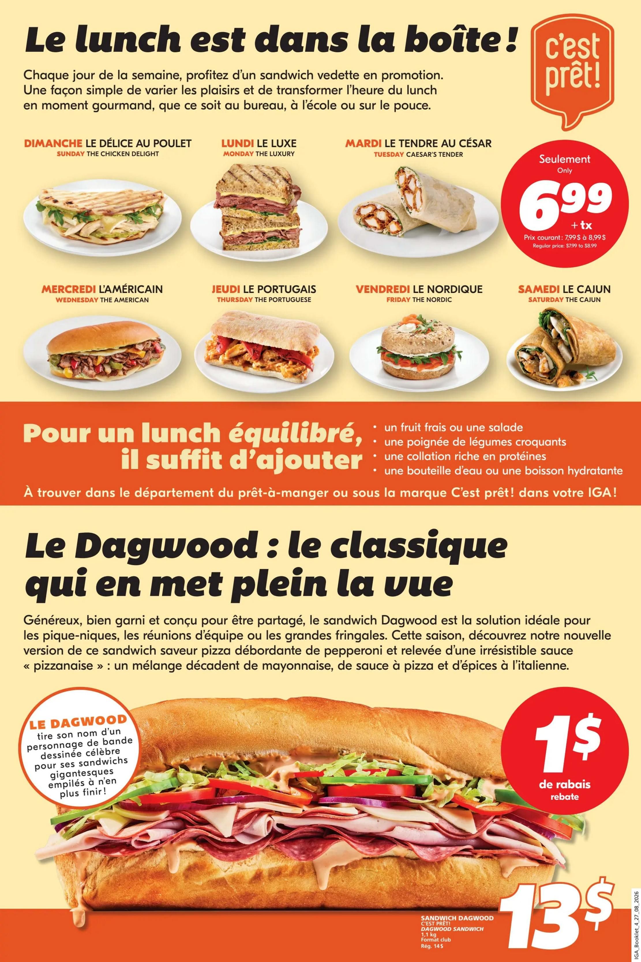 IGA (QC) Flyer August 27 to September 2