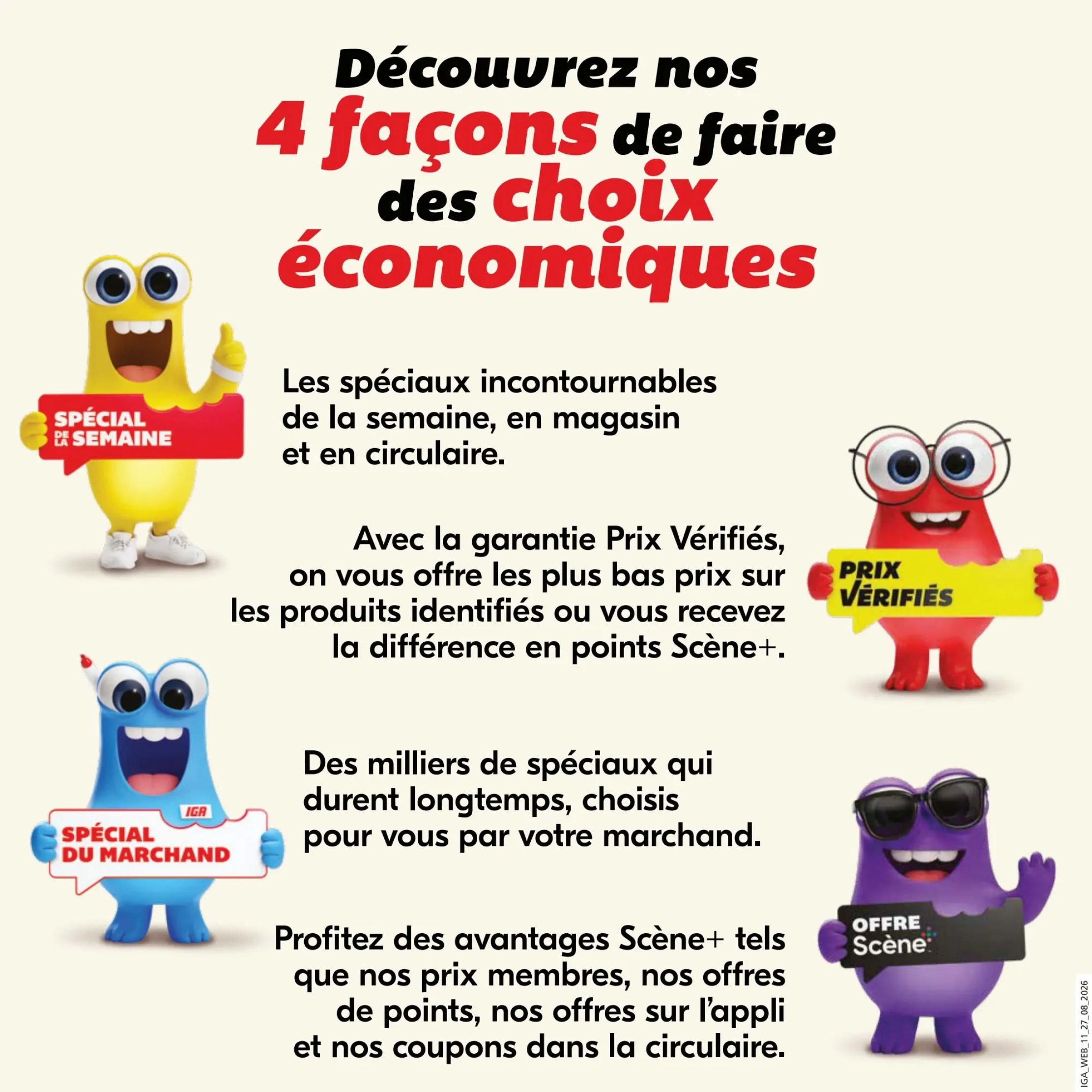 IGA (QC) Flyer August 27 to September 2