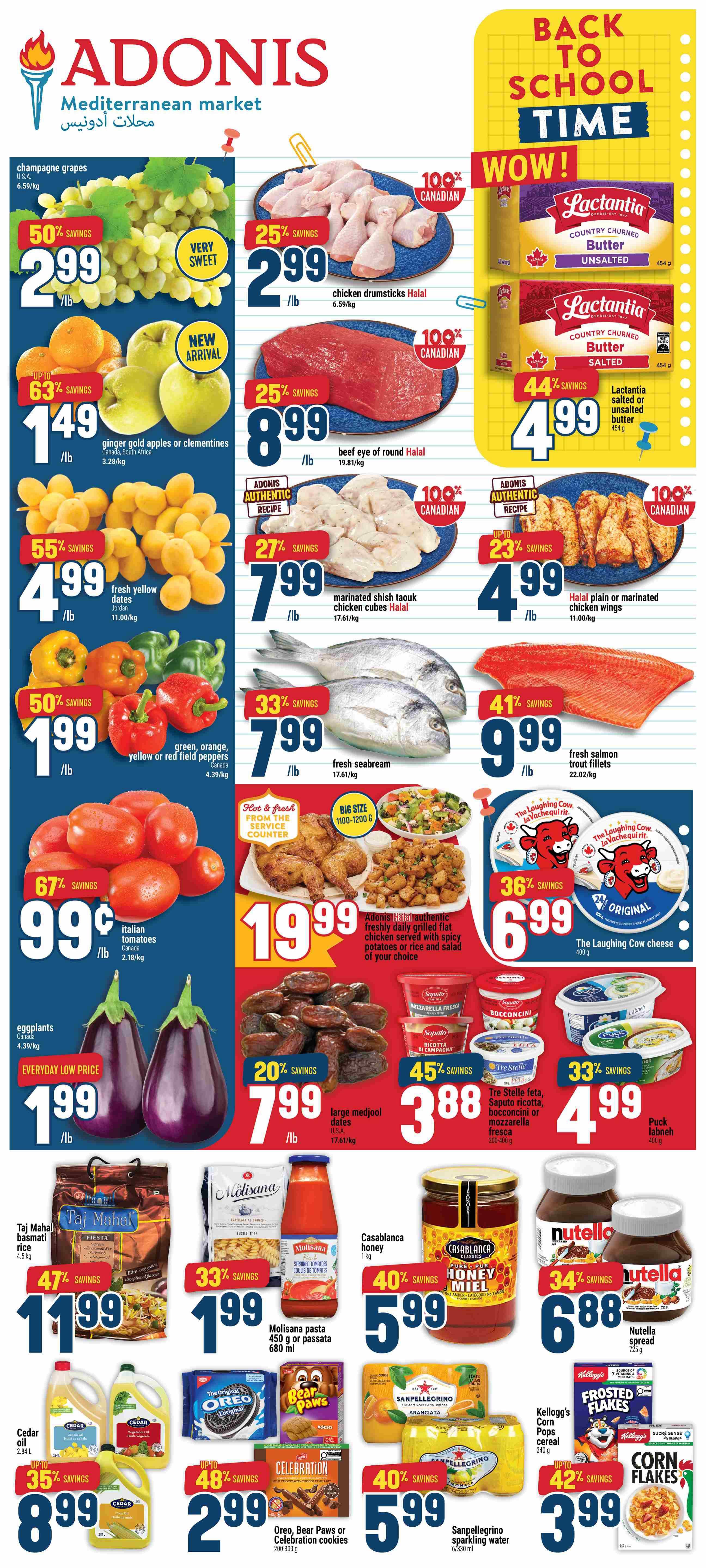Adonis (ON) Flyer August 27 to September 2