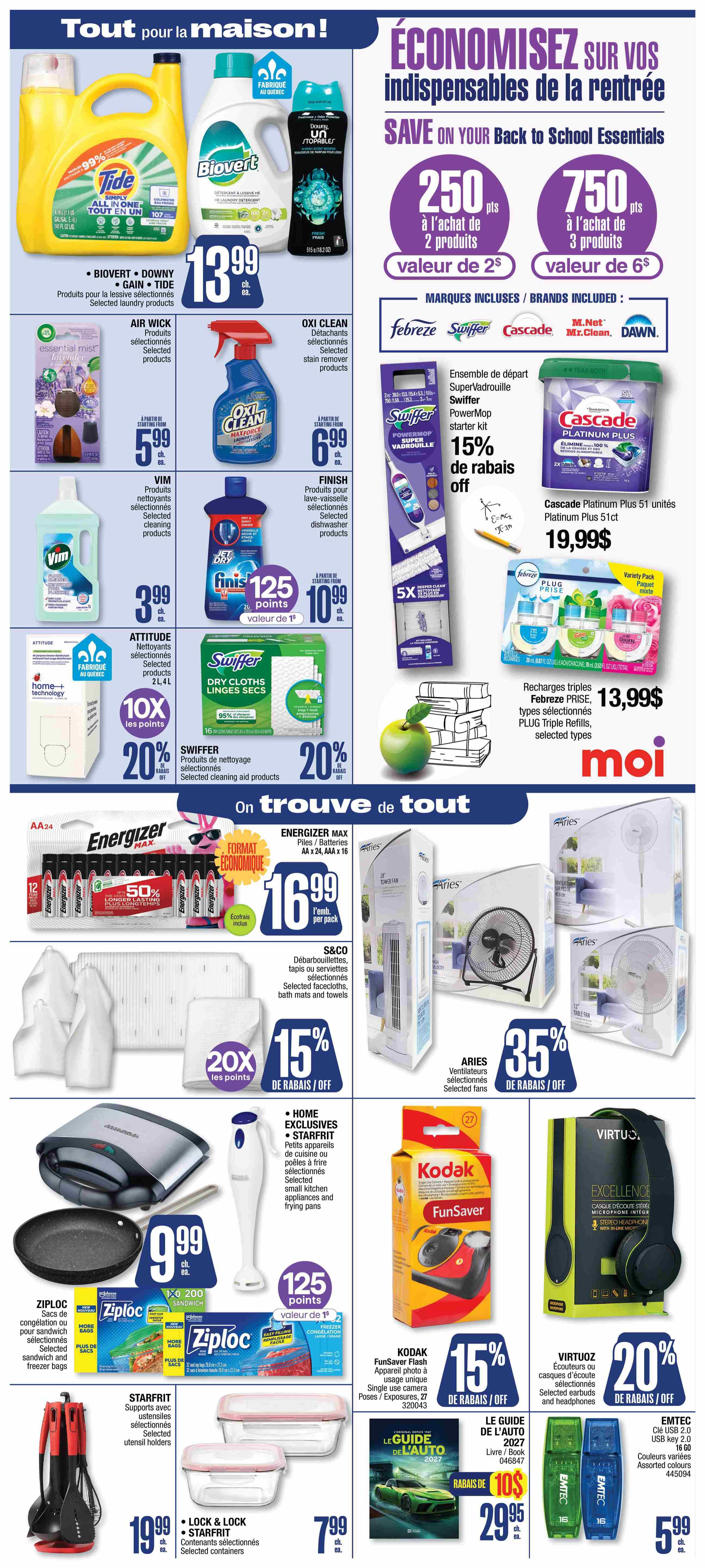 Jean Coutu Flyer August 27 to September 2