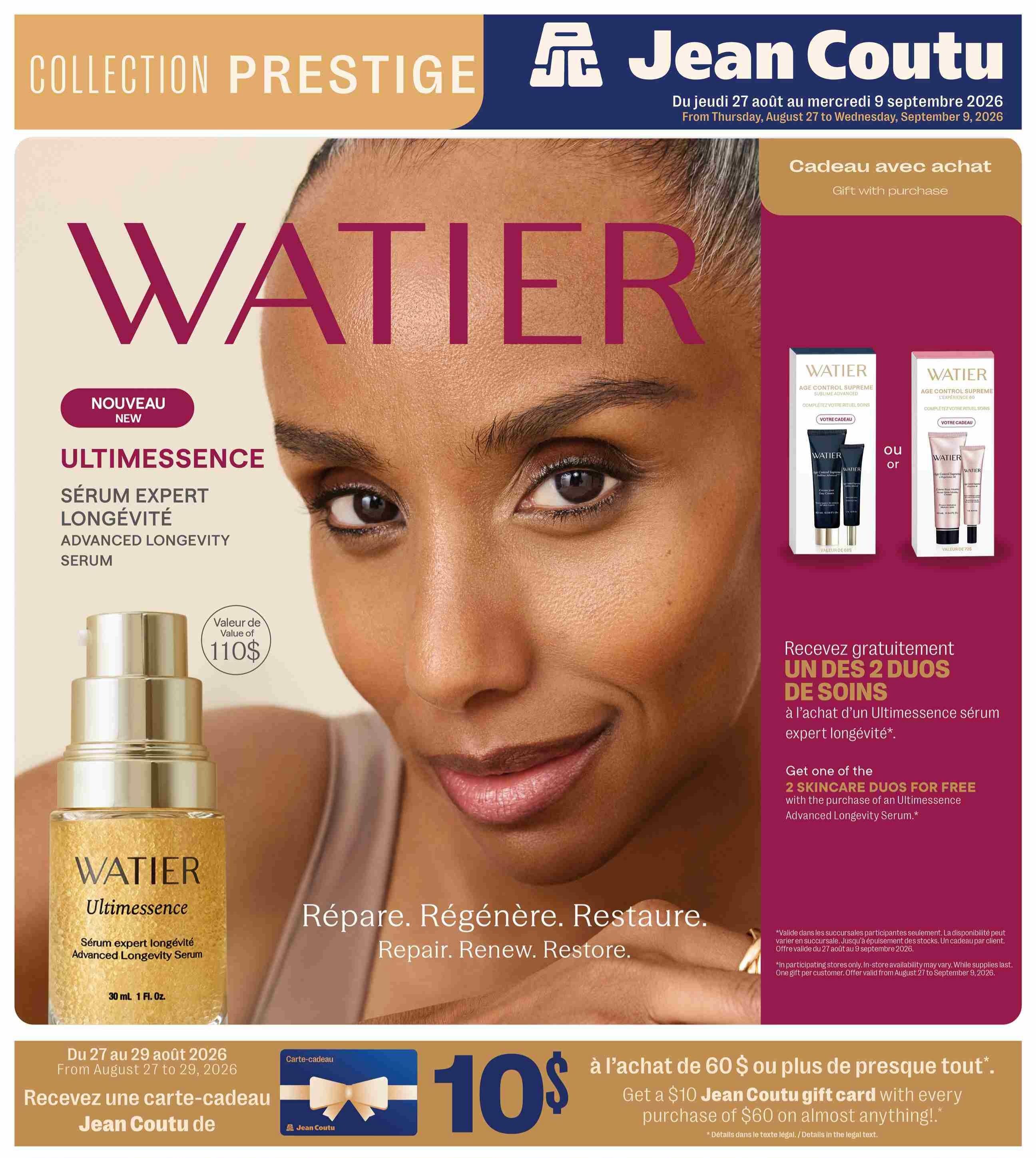 Jean Coutu Flyer August 27 to September 9