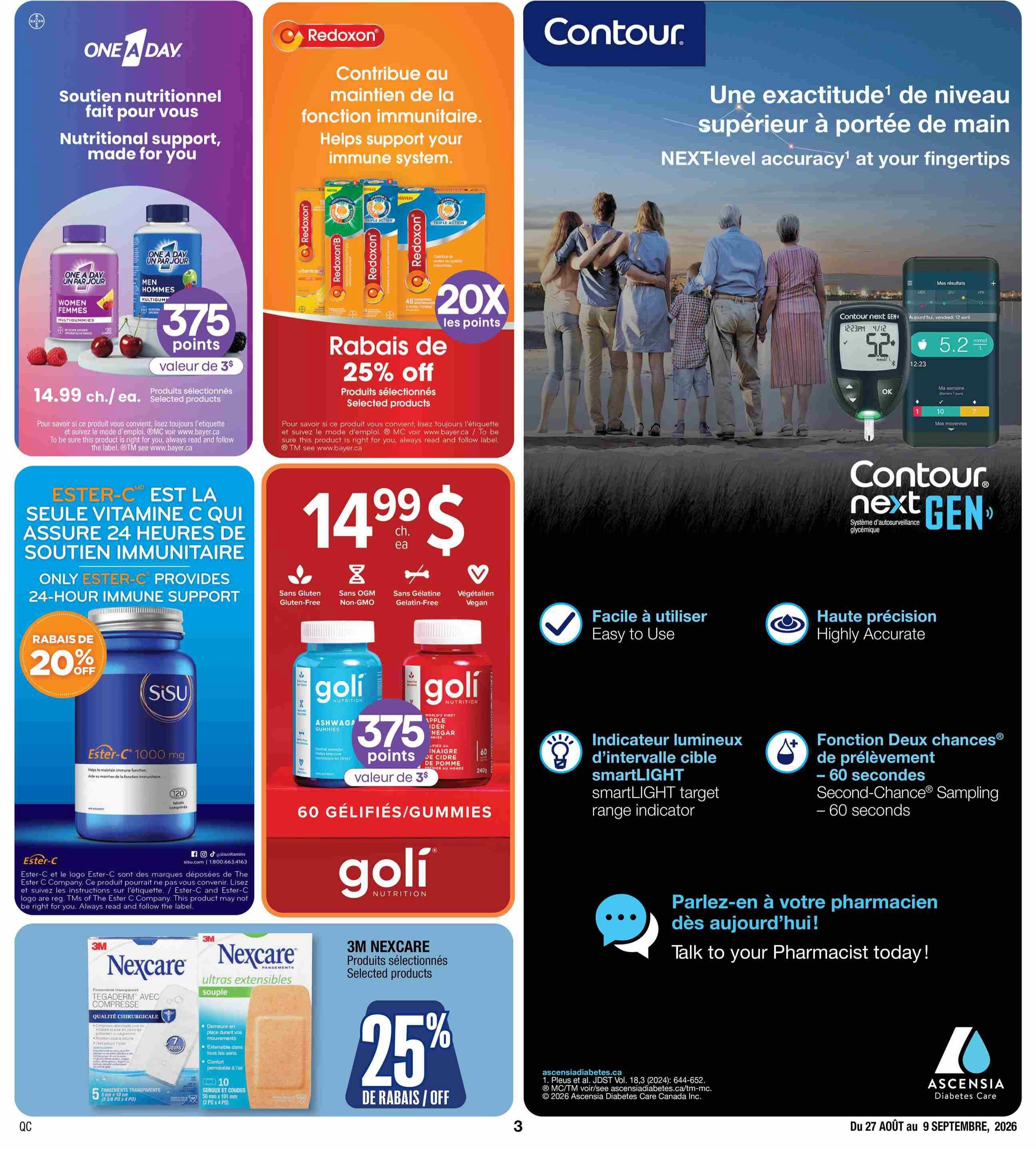 Jean Coutu Flyer August 27 to September 9