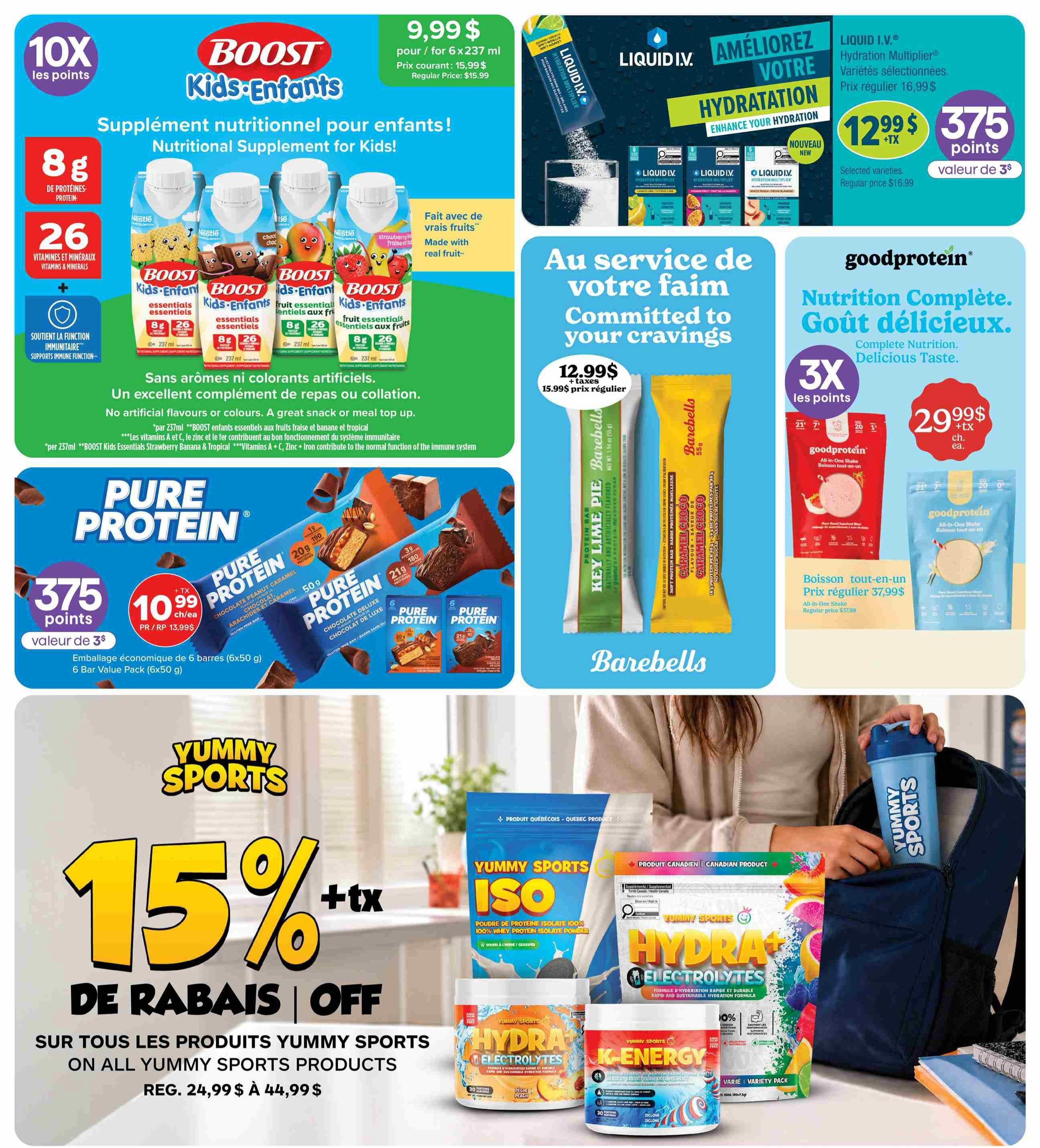 Jean Coutu Flyer August 27 to September 9