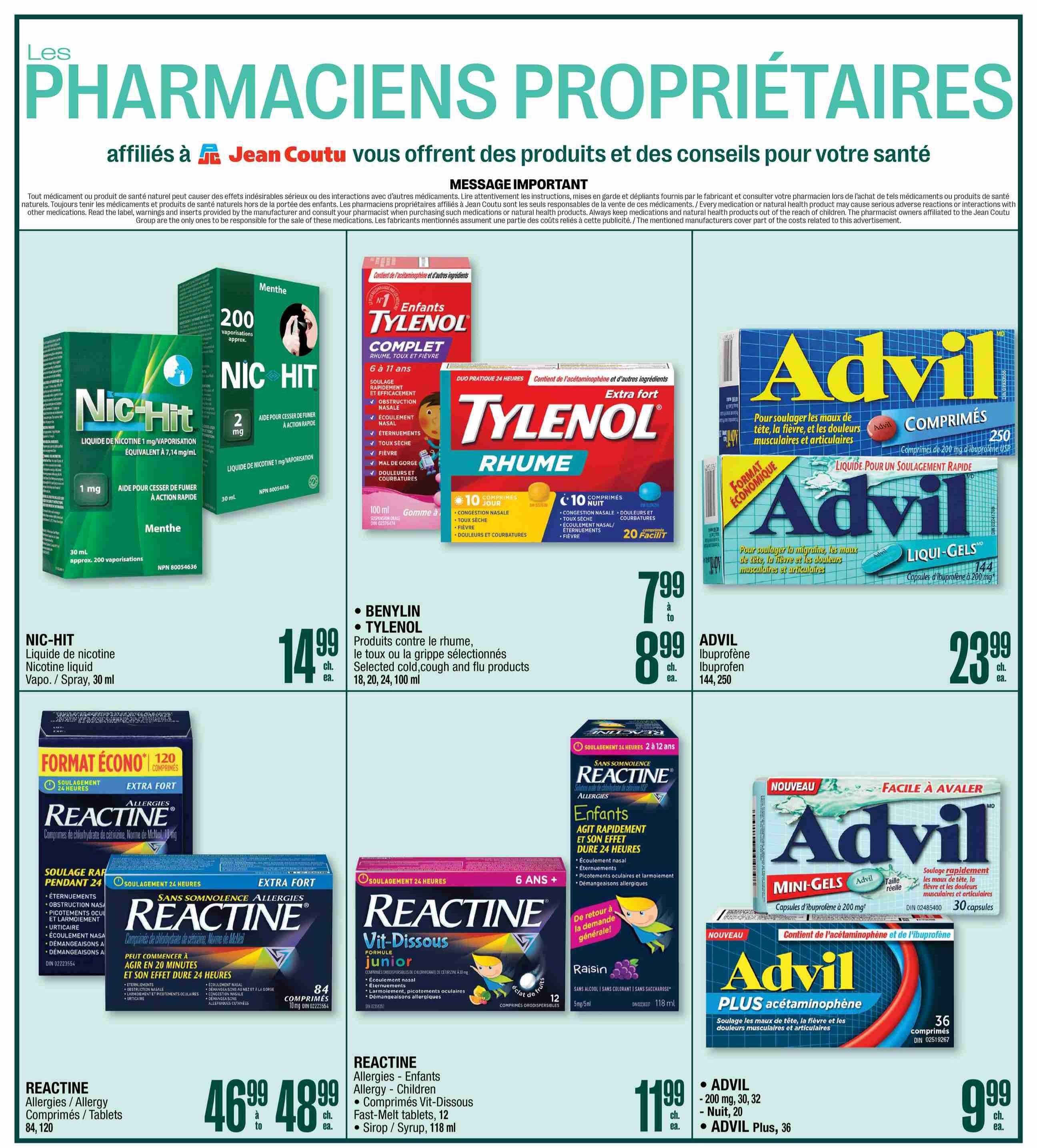 Jean Coutu Flyer August 27 to September 9