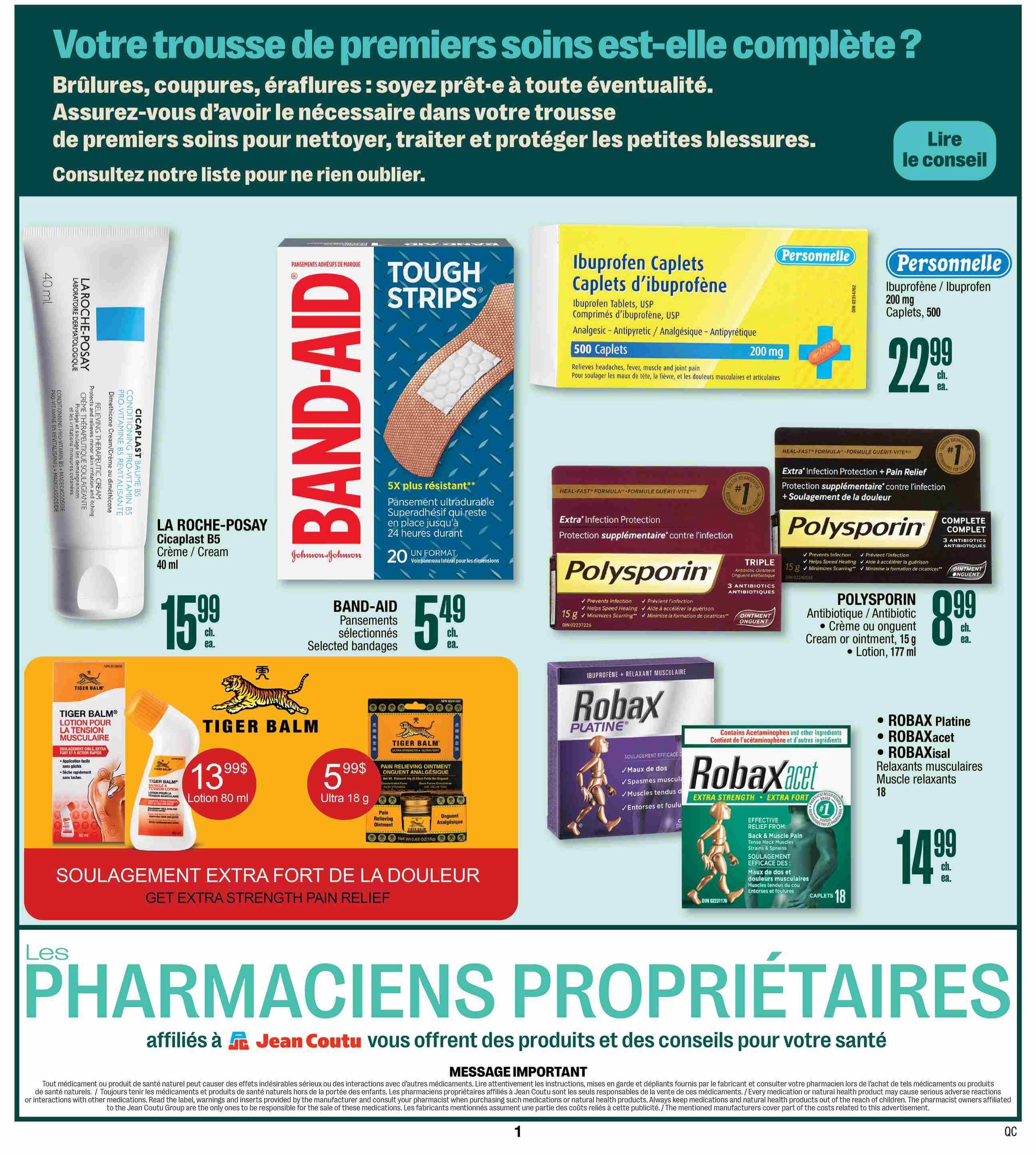 Jean Coutu Flyer August 27 to September 9