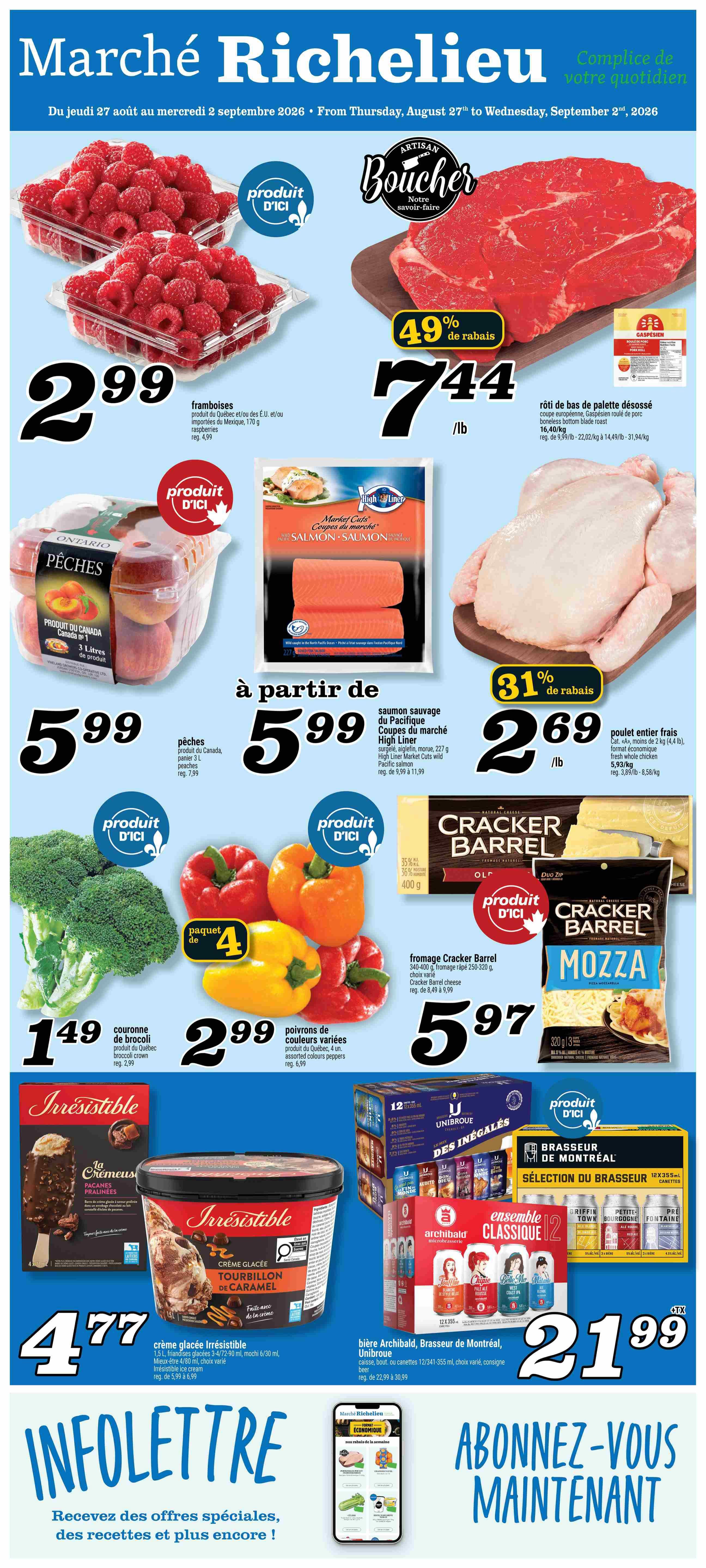 Marche Richelieu Flyer August 27 to September 2