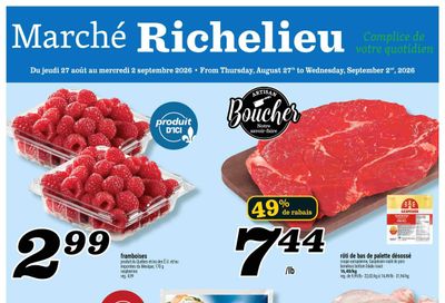 Marche Richelieu Flyer August 27 to September 2