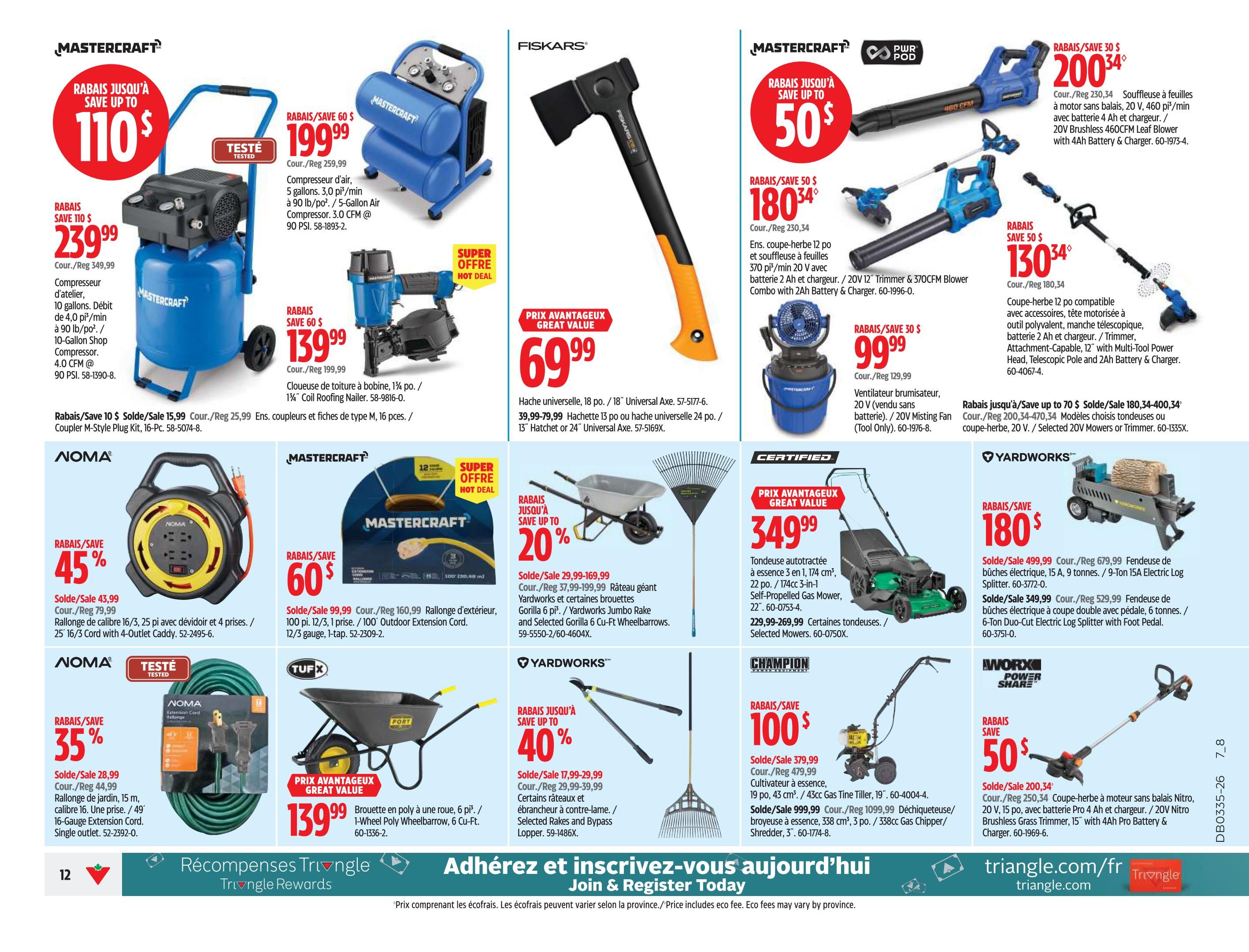 Canadian Tire (QC) Flyer August 27 to September 2