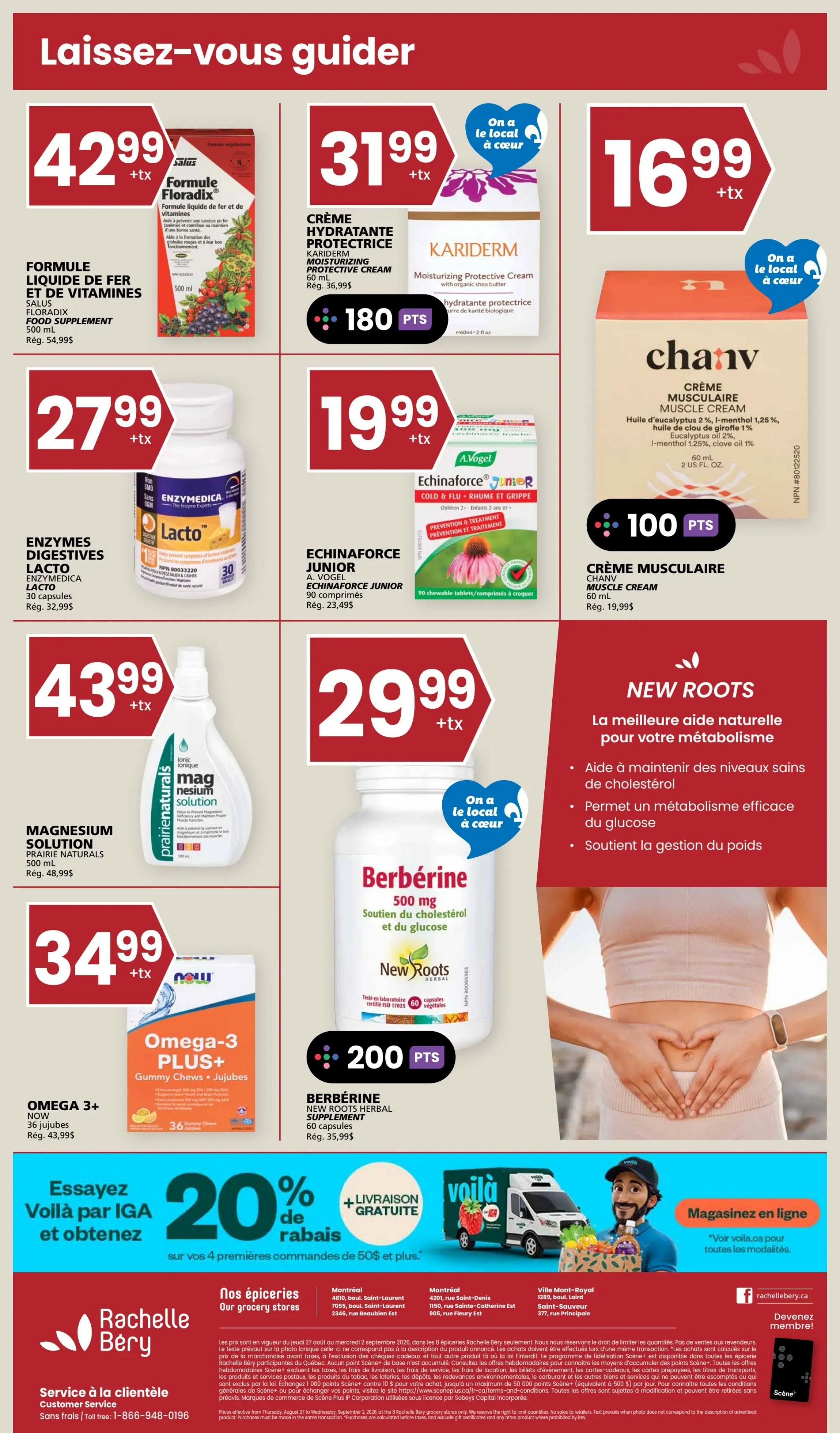 Rachelle Bery Grocery Flyer August 27 to September 2