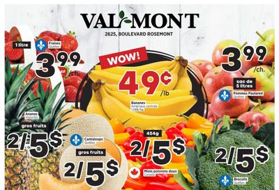 Val-Mont Flyer August 27 to September 2