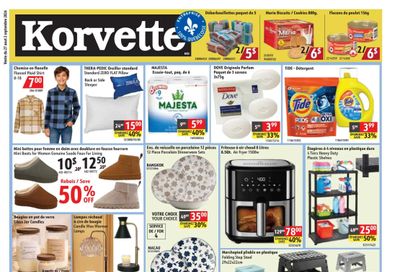 Korvette Flyer August 27 to September 2