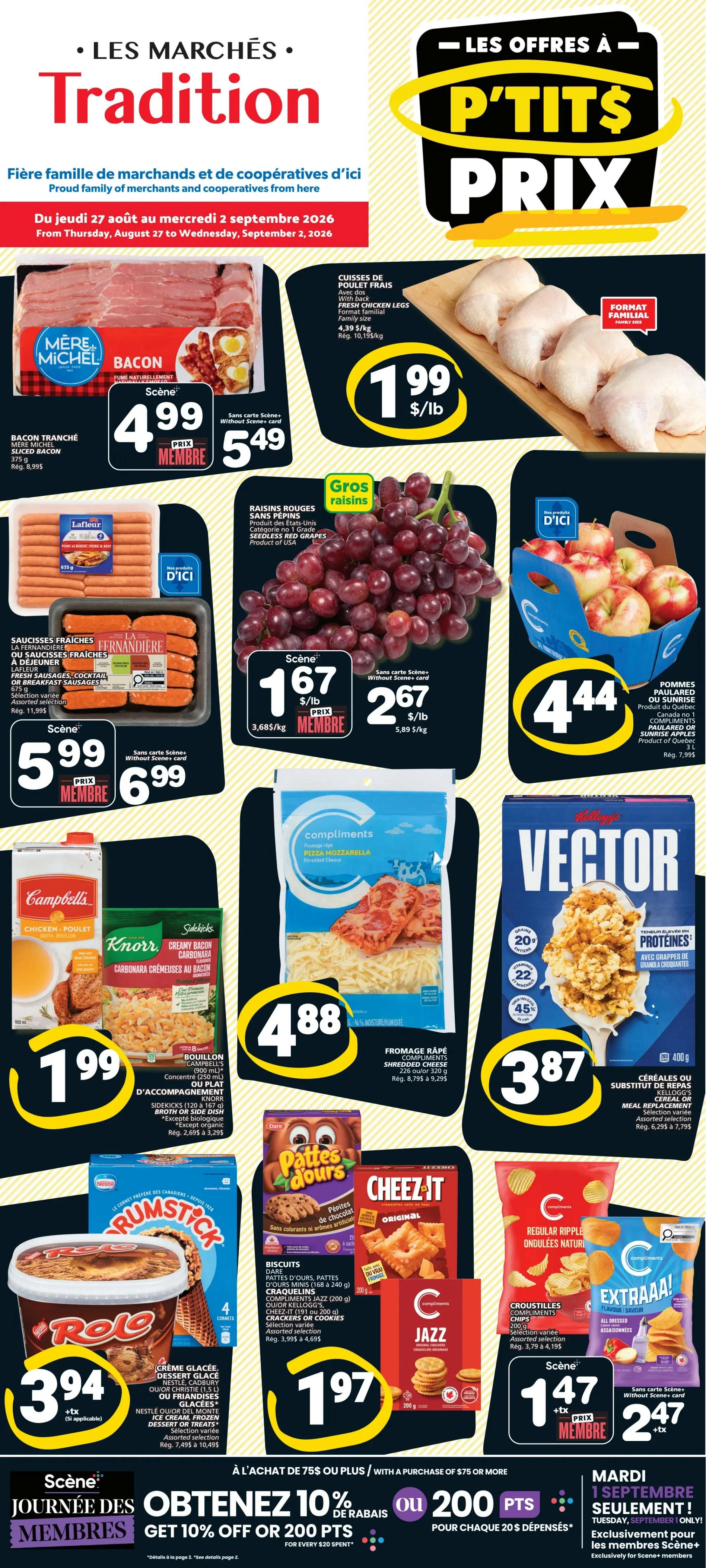 Marche Tradition (QC) Flyer August 27 to September 2