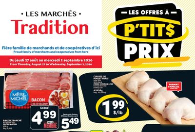 Marche Tradition (QC) Flyer August 27 to September 2