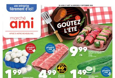 Marche Ami Flyer August 27 to September 2