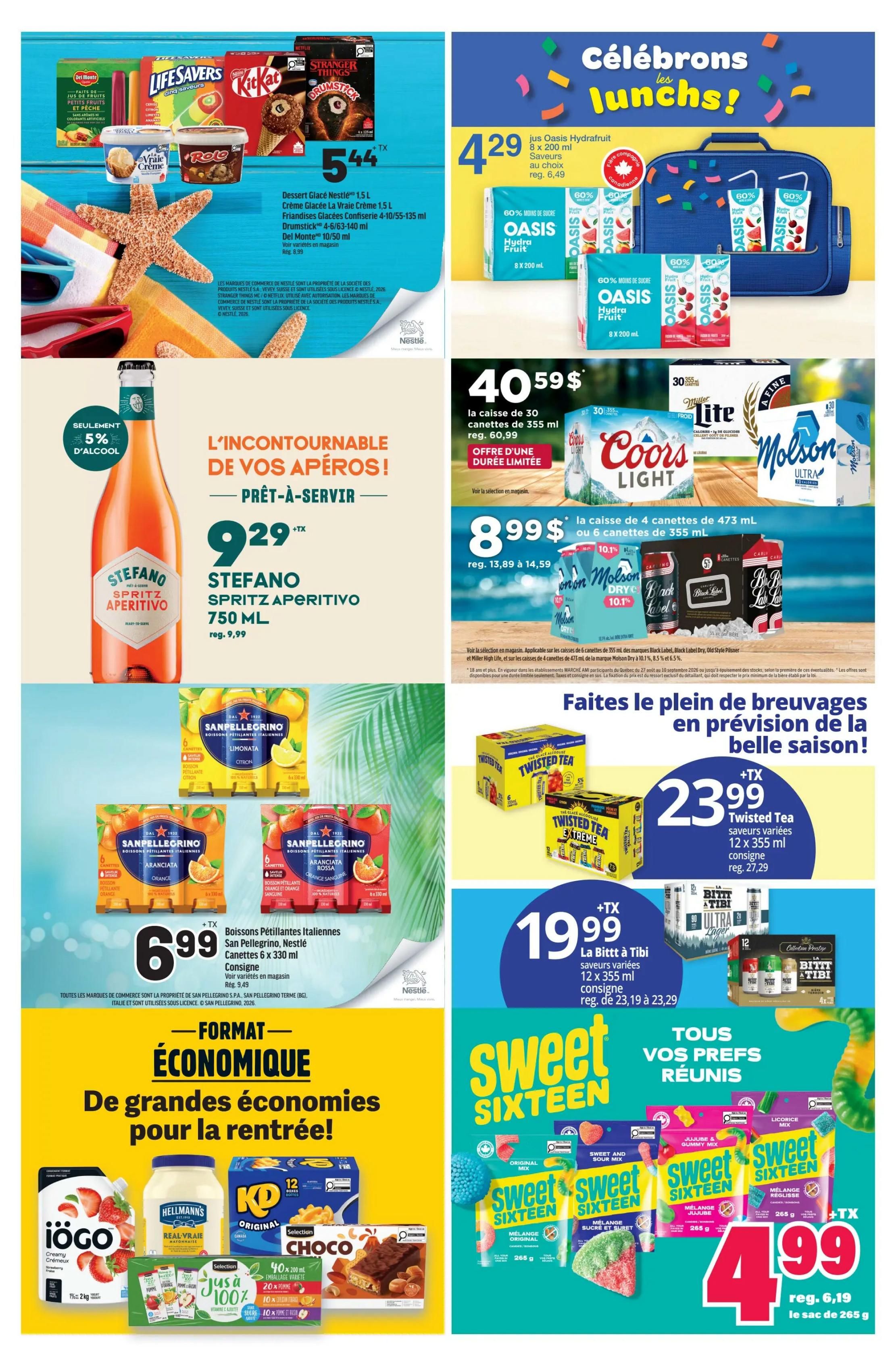 Marche Ami Flyer August 27 to September 2