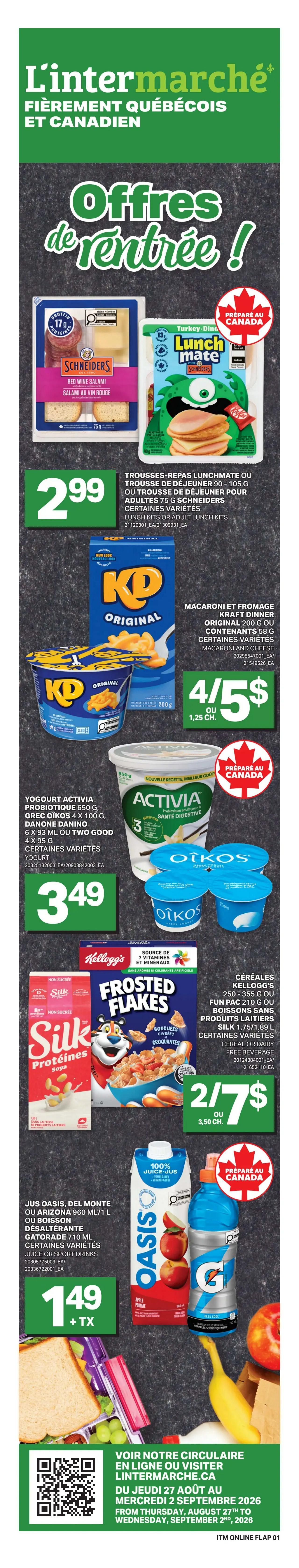 L'inter Marche Flyer August 27 to September 2