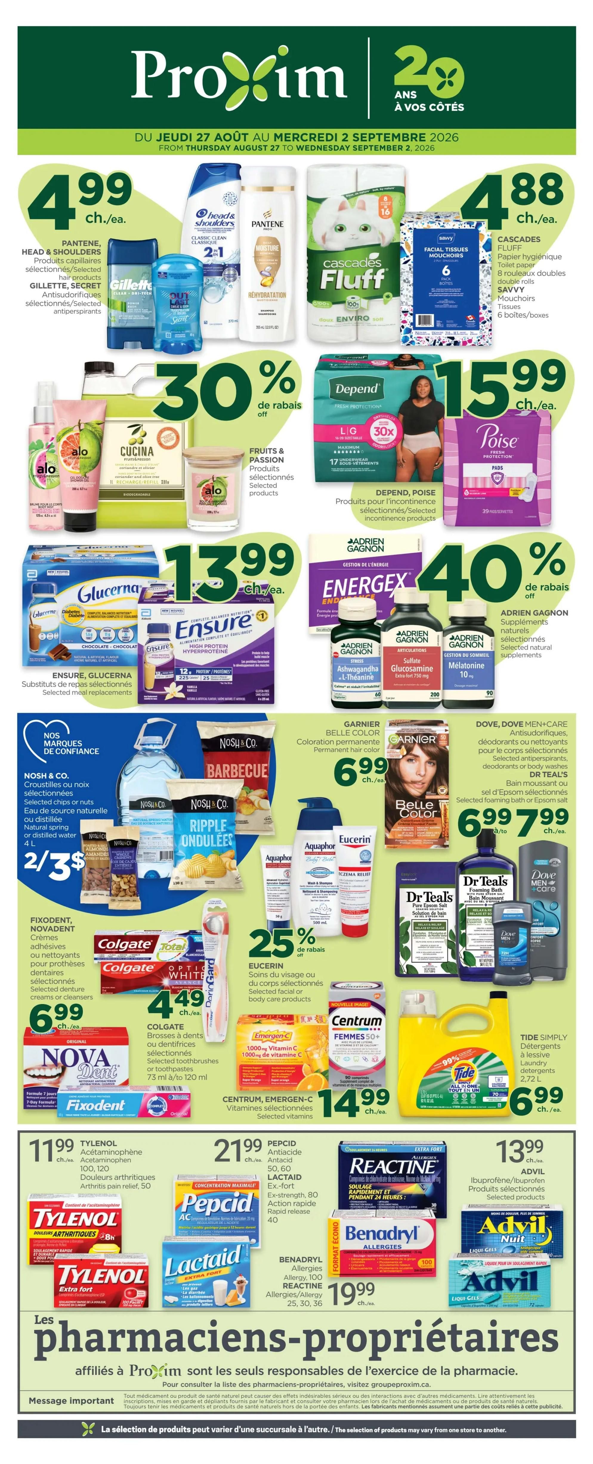 Proxim Flyer August 27 to September 2