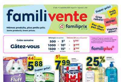 Familiprix Sante Flyer August 27 to September 2