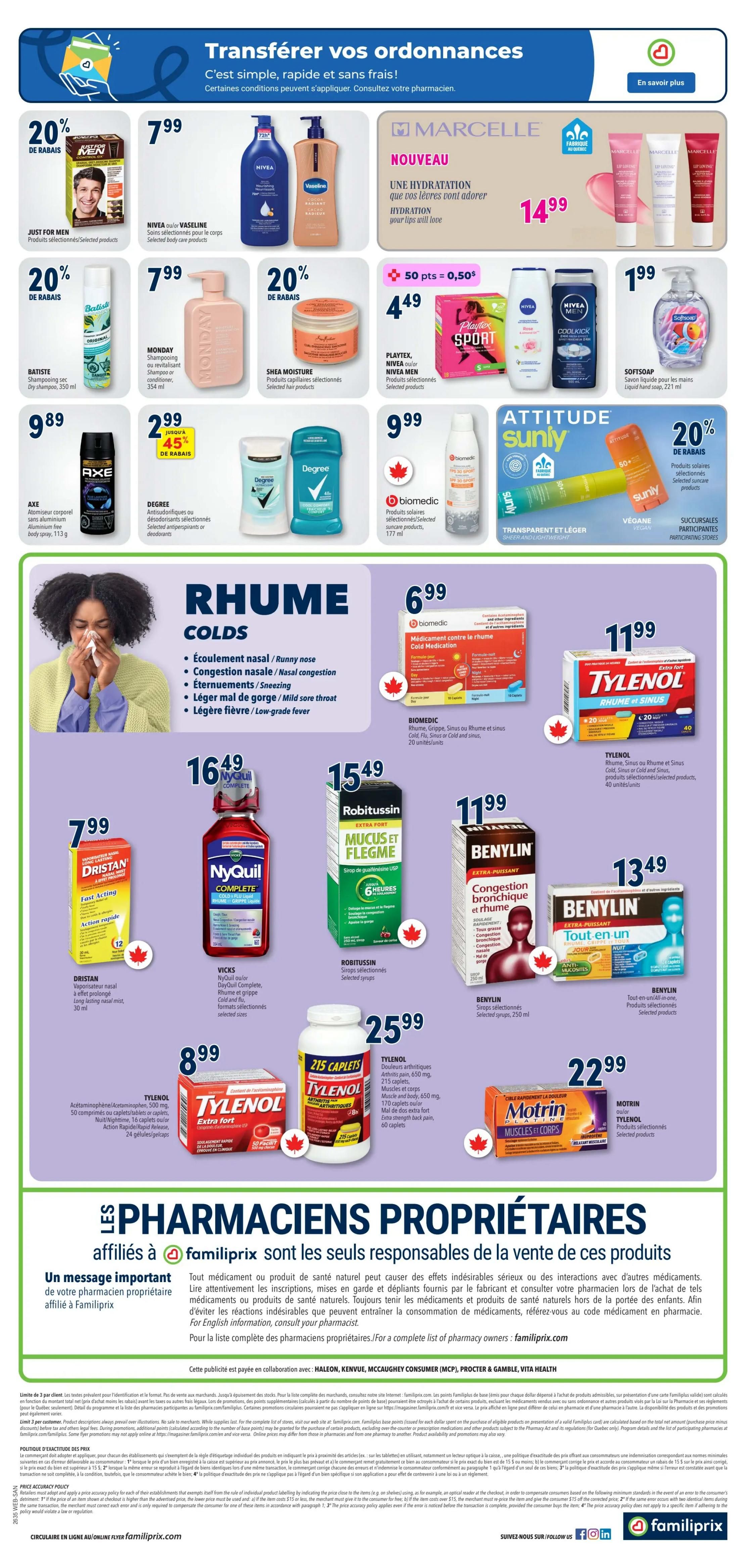 Familiprix Sante Flyer August 27 to September 2