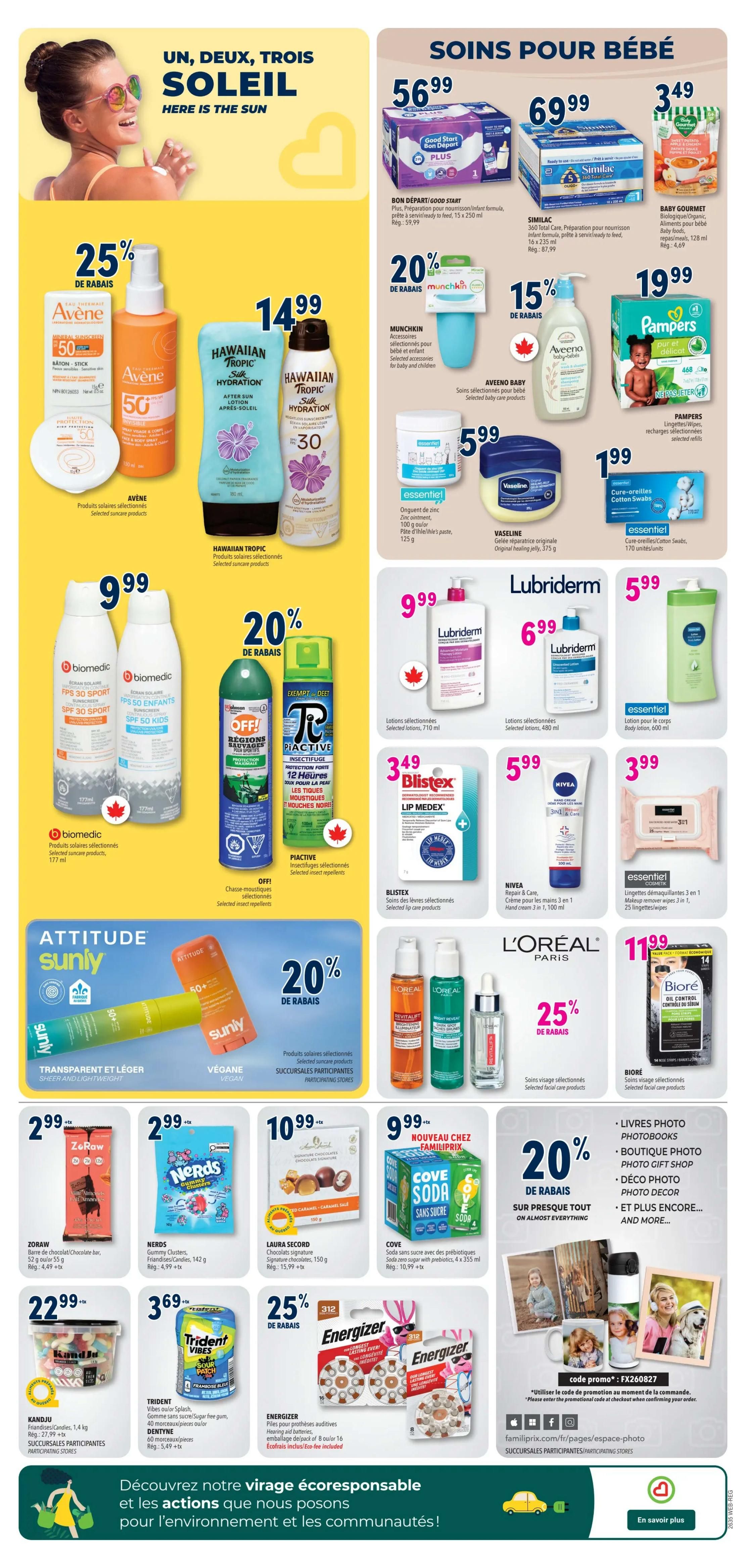 Familiprix Flyer August 27 to September 2