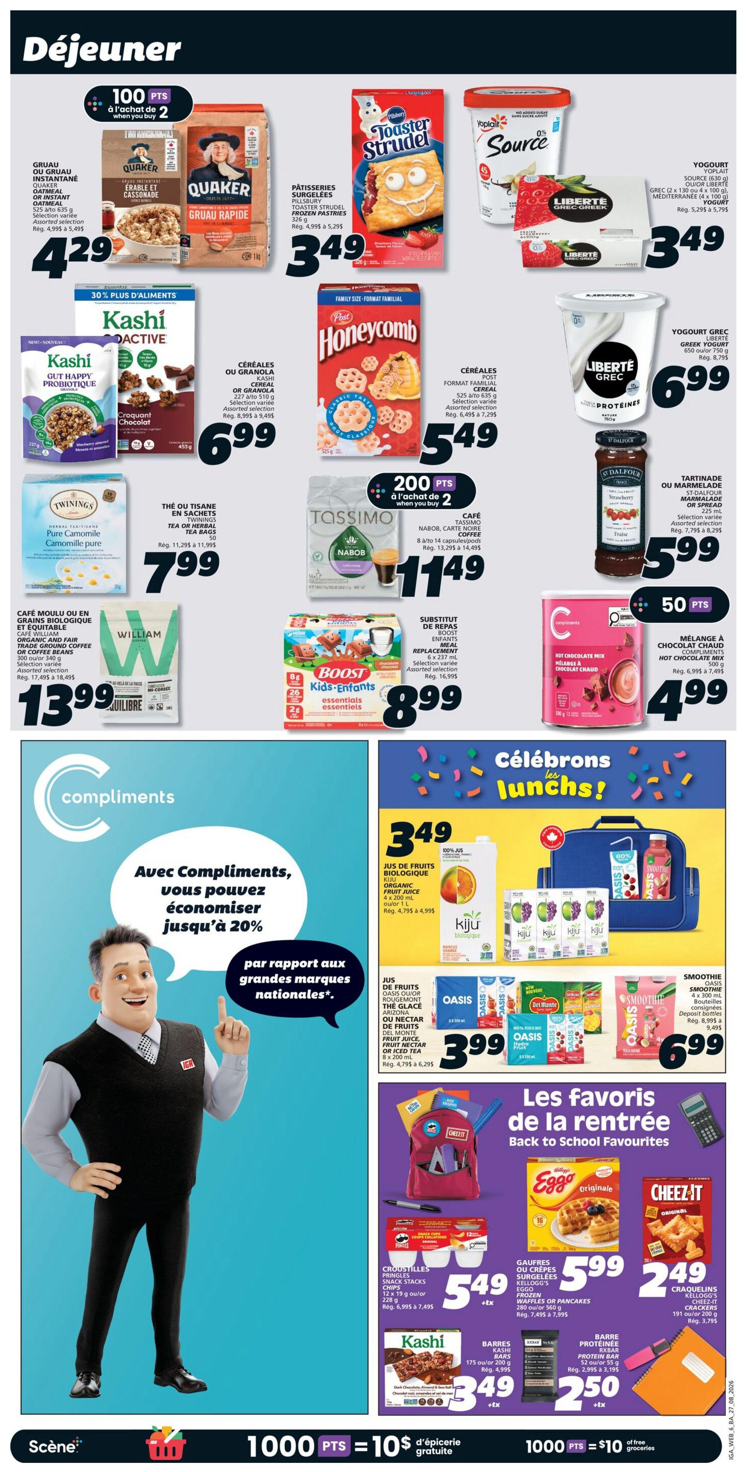 IGA (NB) Flyer August 27 to September 2