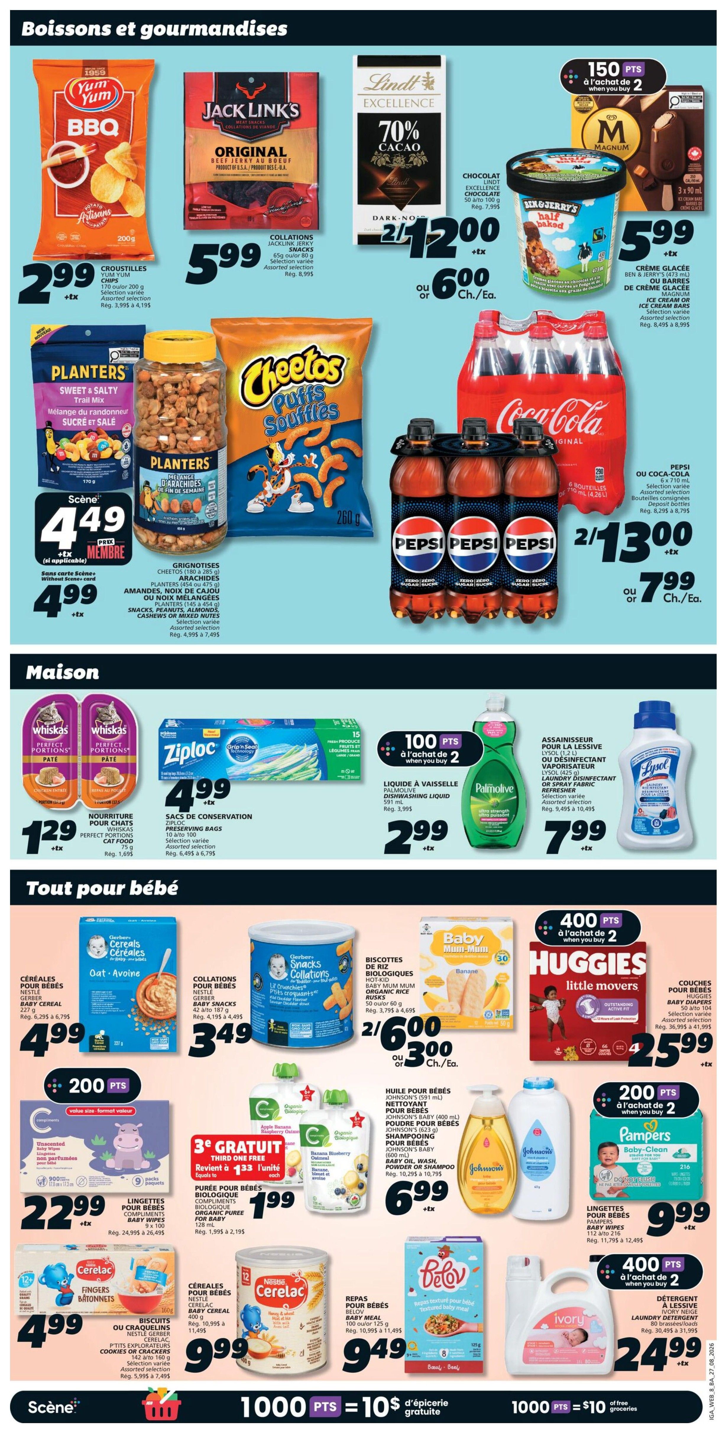 IGA (NB) Flyer August 27 to September 2