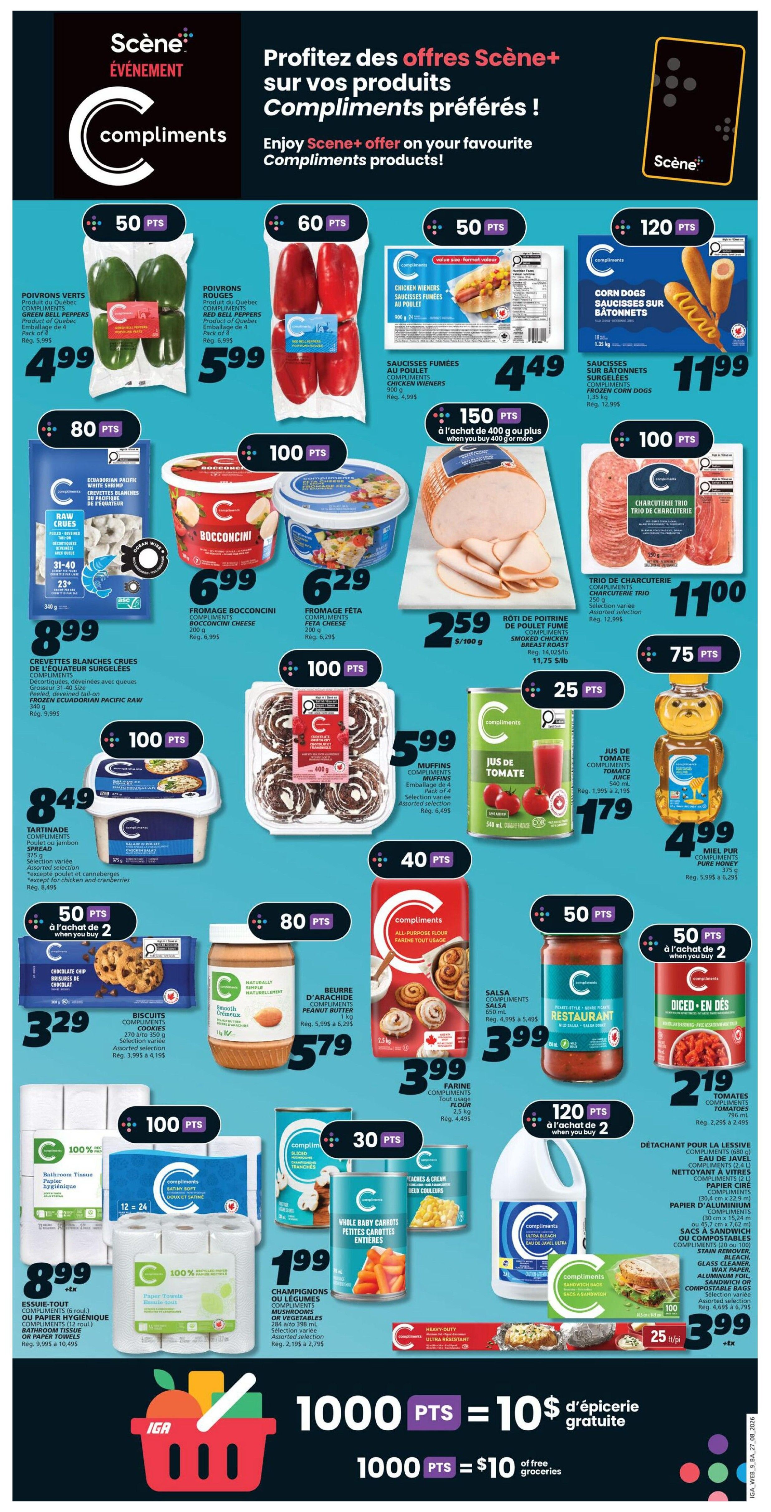 IGA (NB) Flyer August 27 to September 2