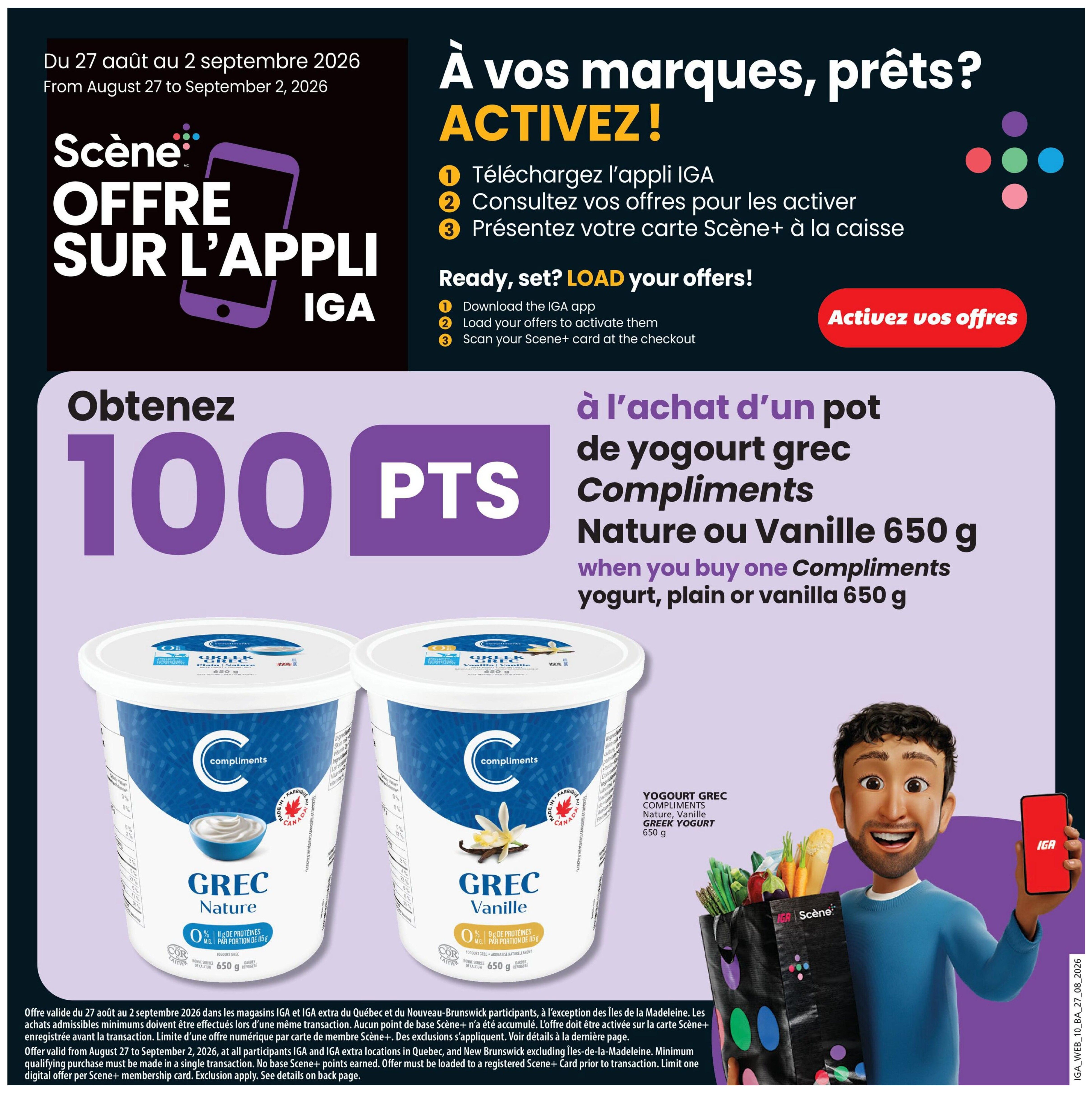 IGA (NB) Flyer August 27 to September 2