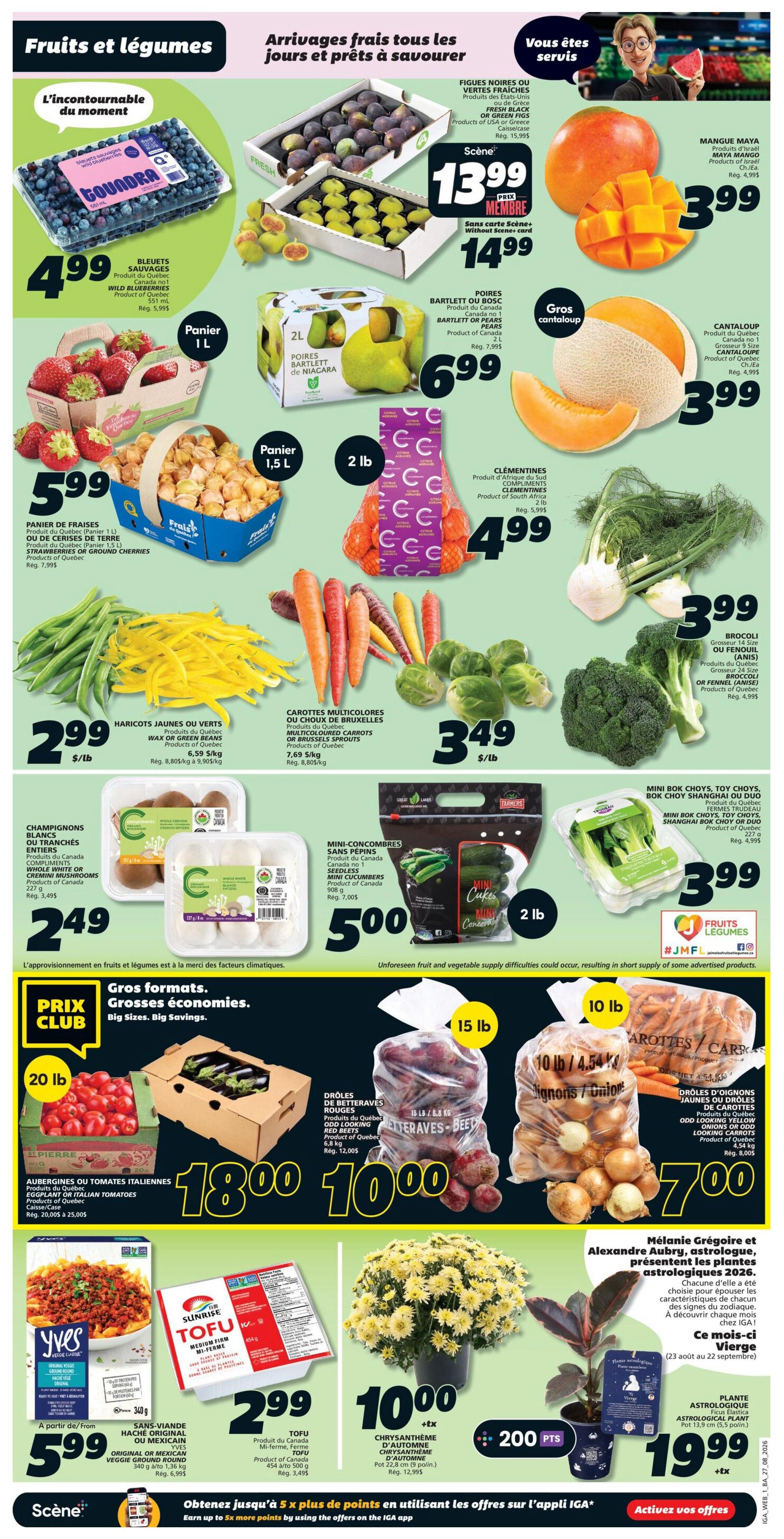 IGA (NB) Flyer August 27 to September 2