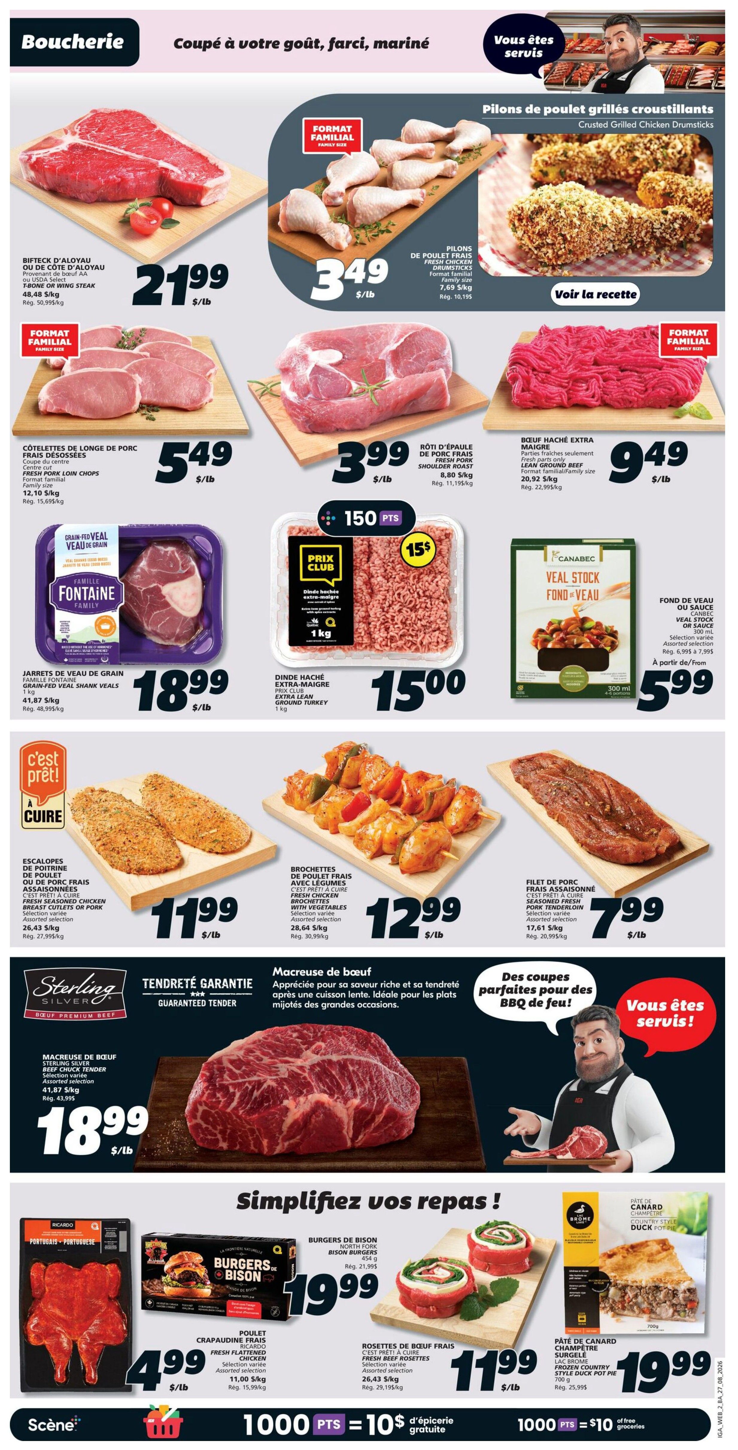 IGA (NB) Flyer August 27 to September 2