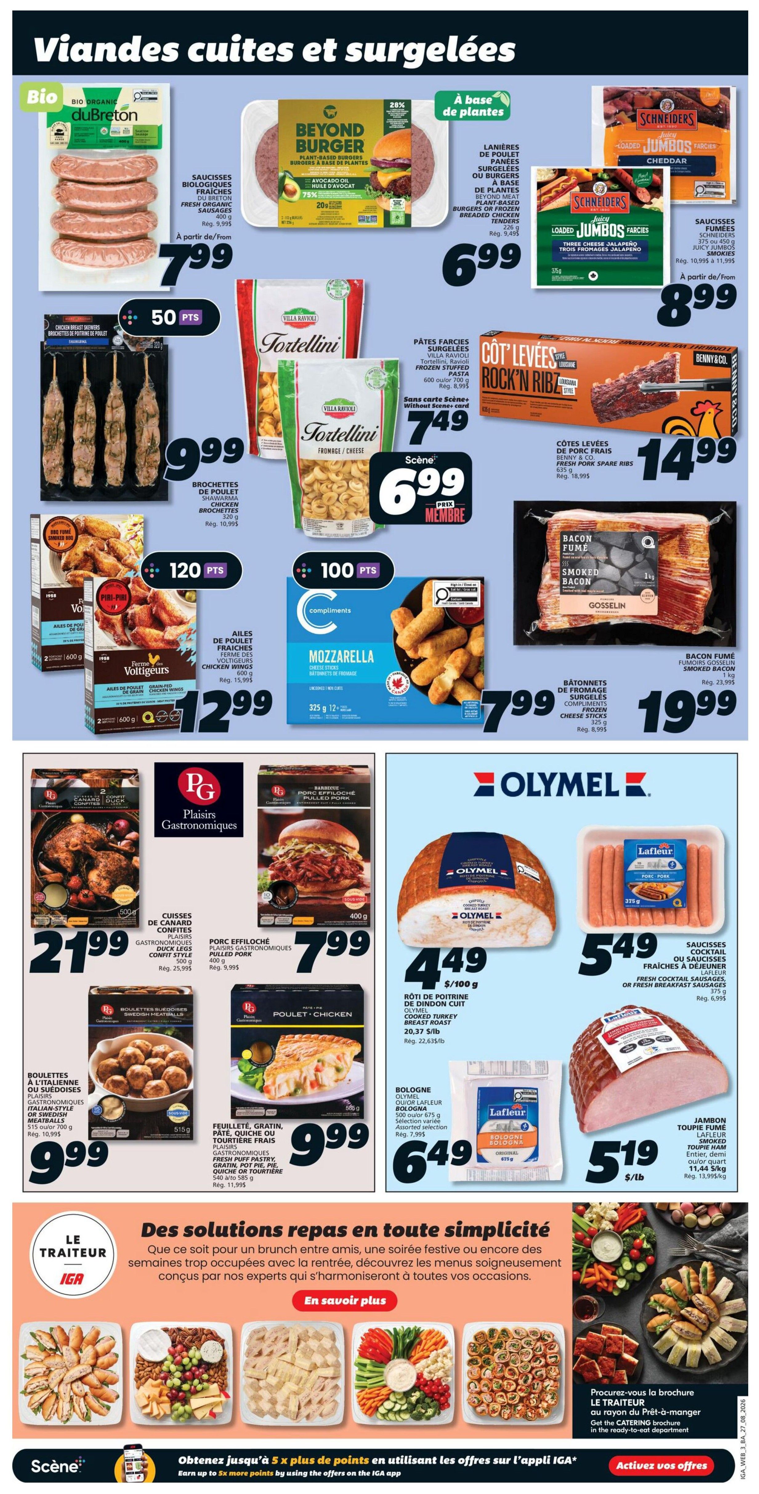 IGA (NB) Flyer August 27 to September 2