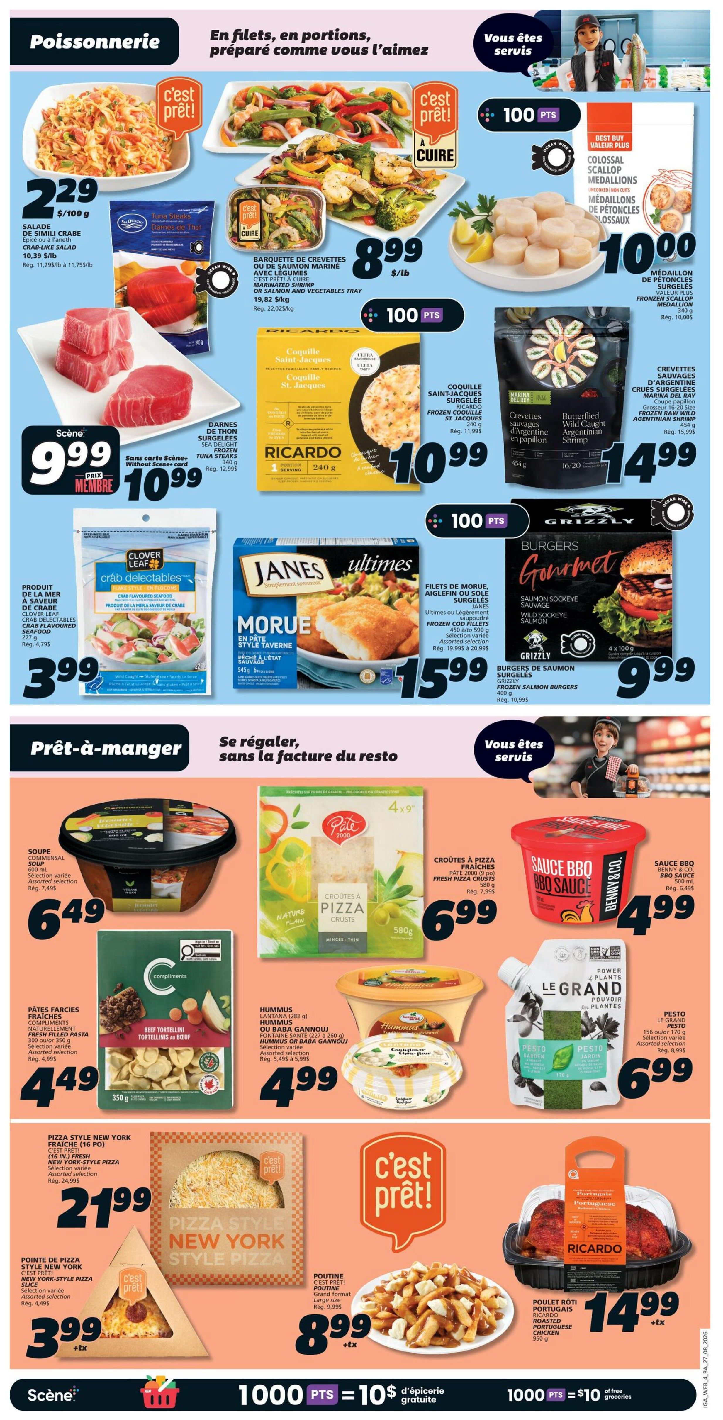 IGA (NB) Flyer August 27 to September 2