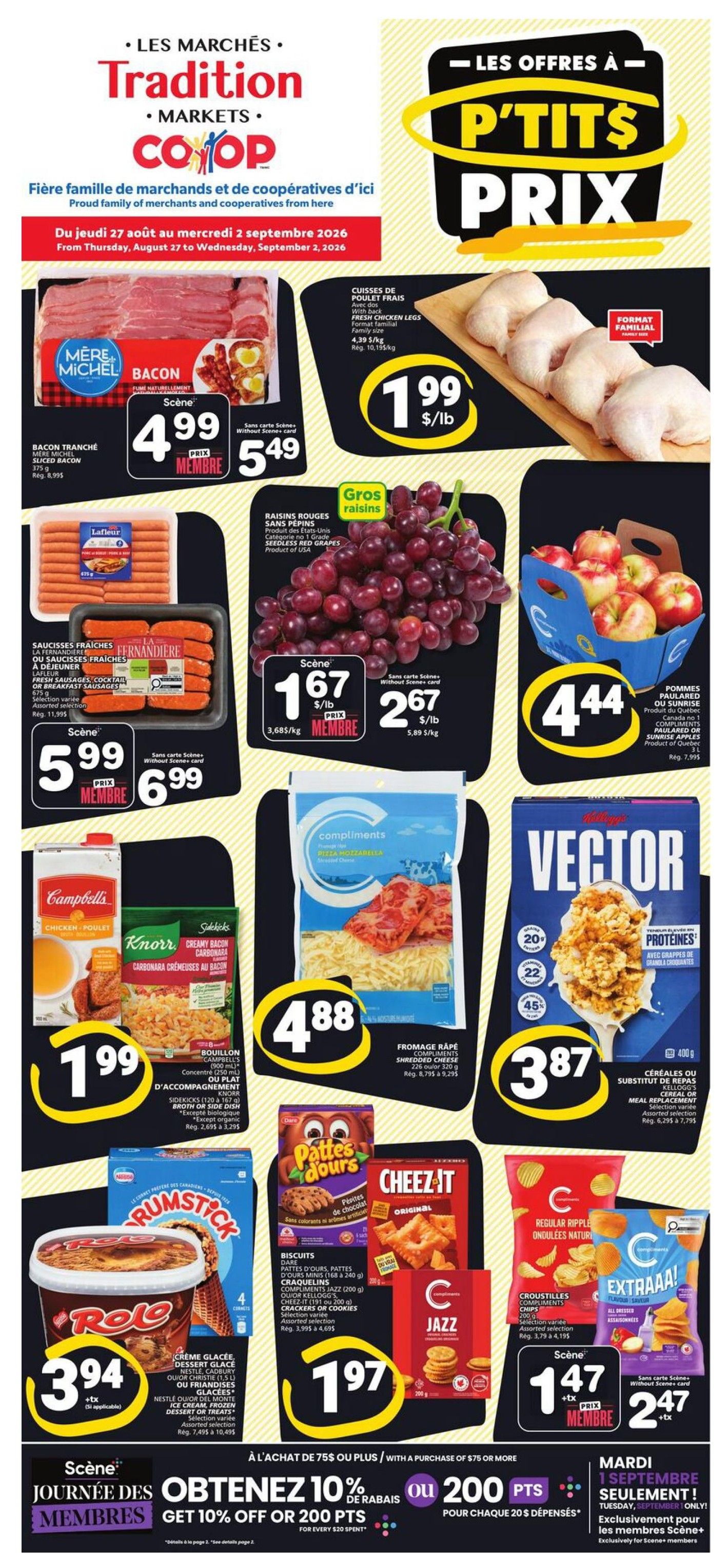 Marche Tradition (NB) Flyer August 27 to September 2