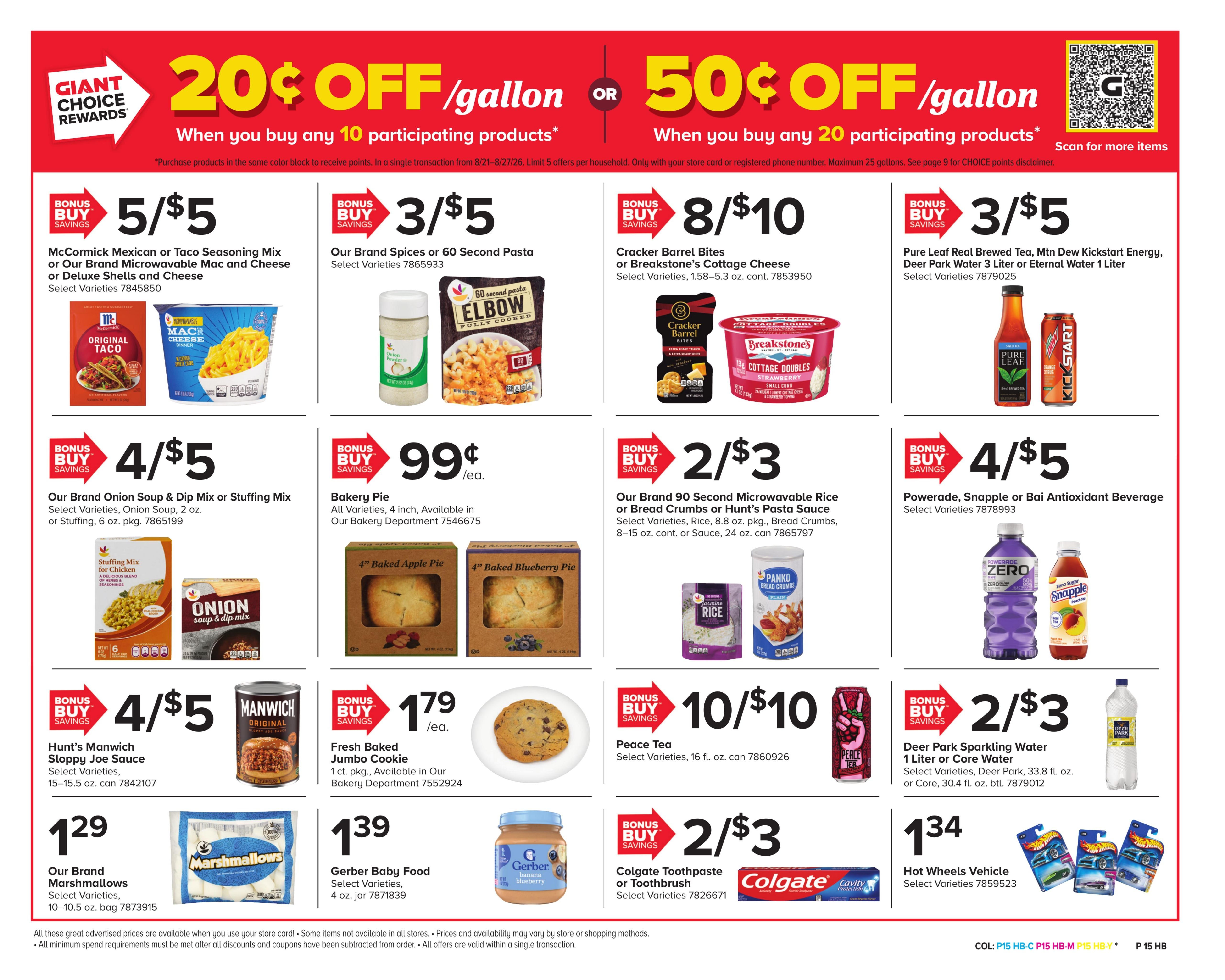 Giant Food Stores (Fort Loudon Area, PA) Weekly Ad August 21 - 27, 2026