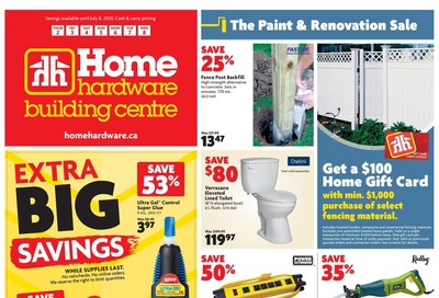 Home Hardware Building Centre (Atlantic) Flyer July 2 to 8