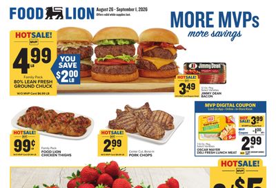 Food Lion (Trenton Area, SC) Weekly Ad August 26 - September 1, 2026