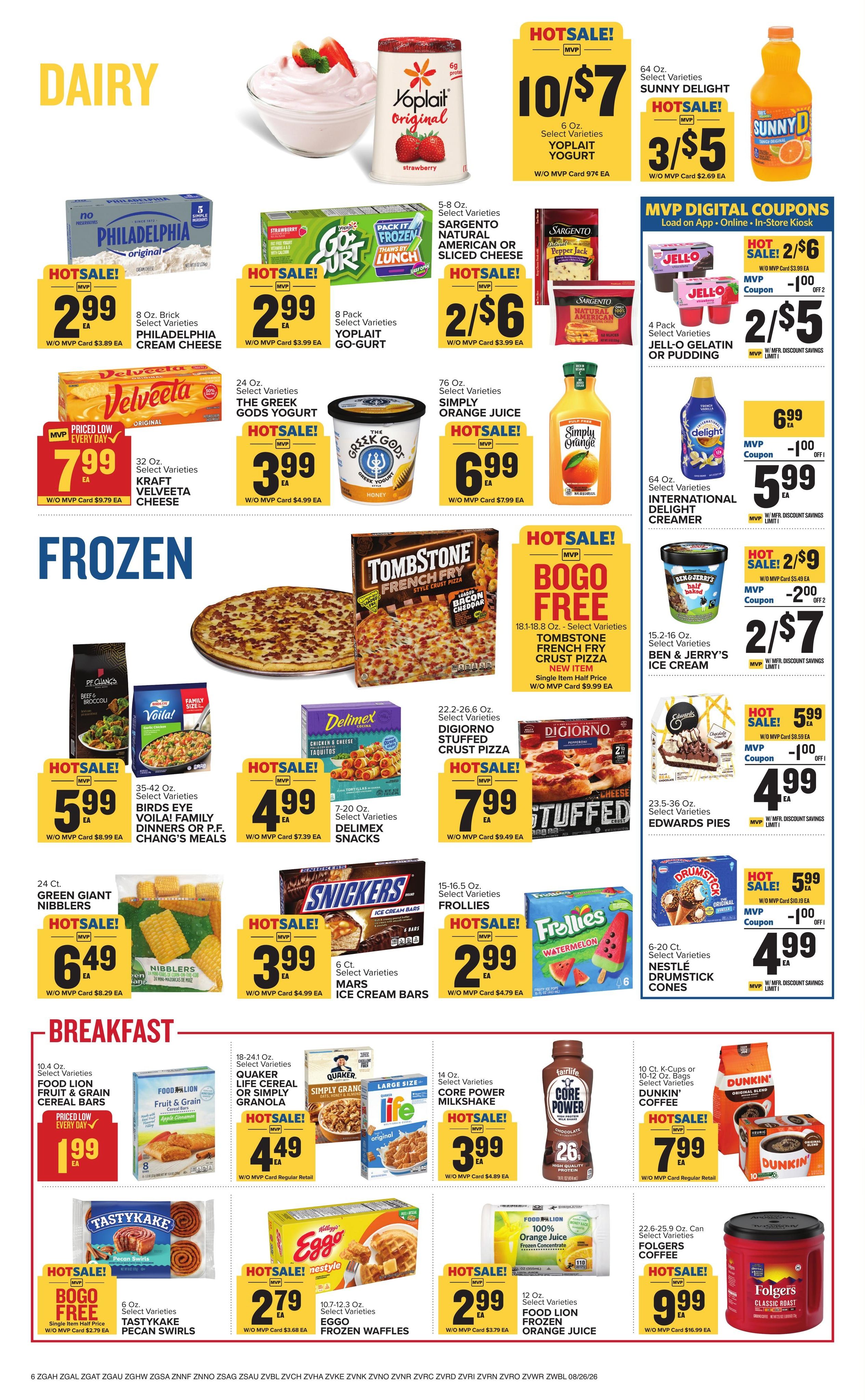 Food Lion (Trenton Area, SC) Weekly Ad August 26 - September 1, 2026